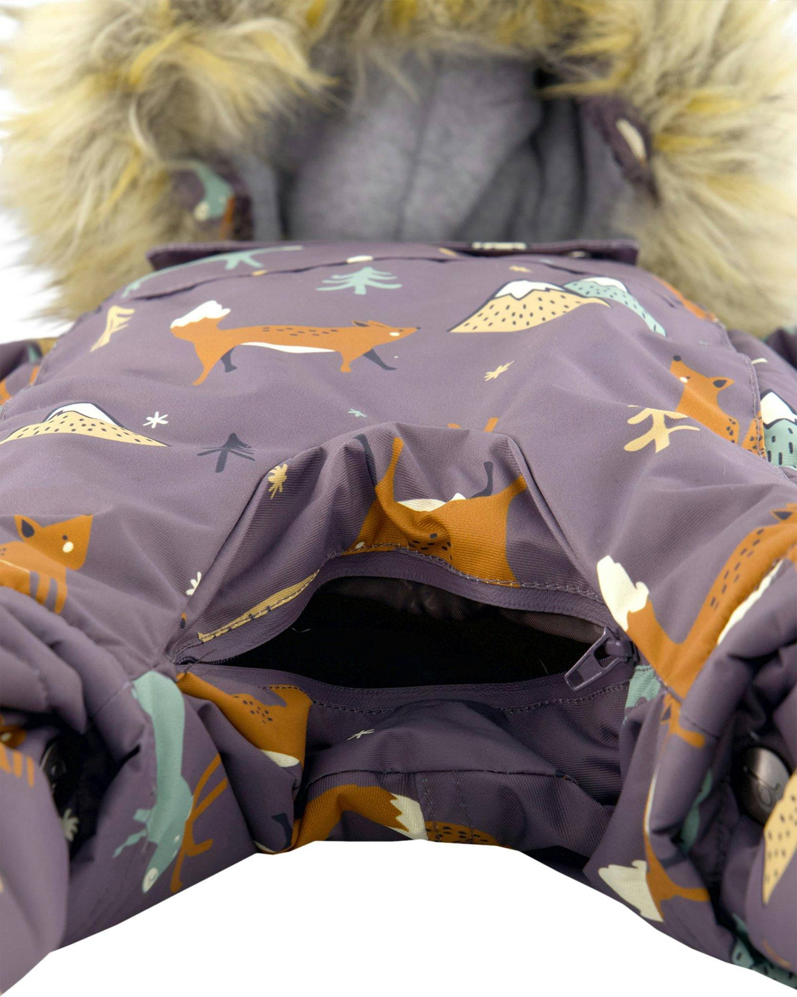 Product gallery image number 5 for product Fox Print One Piece Snowsuit - Baby