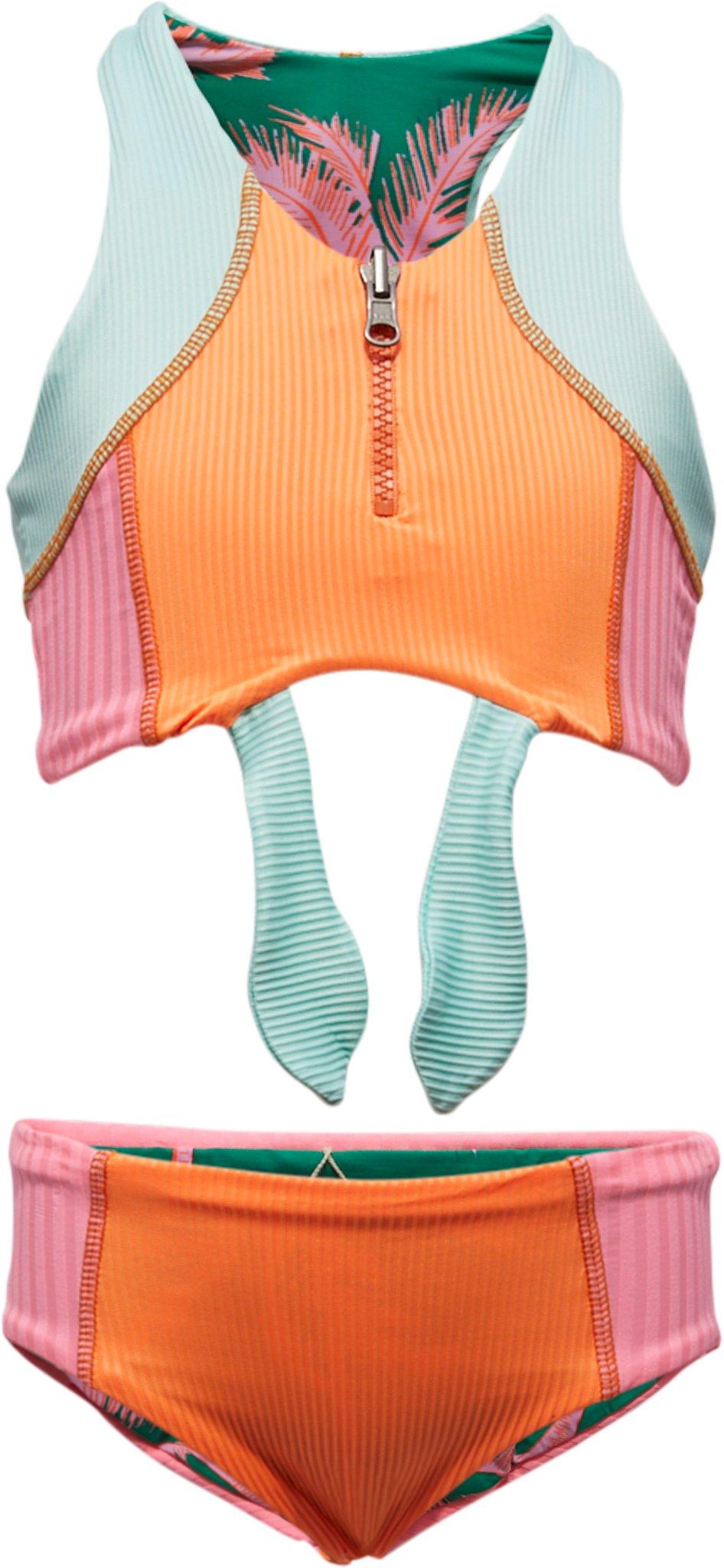 Image de produit pour Ensemble de bikini Vibrant Orange Candi - Fille