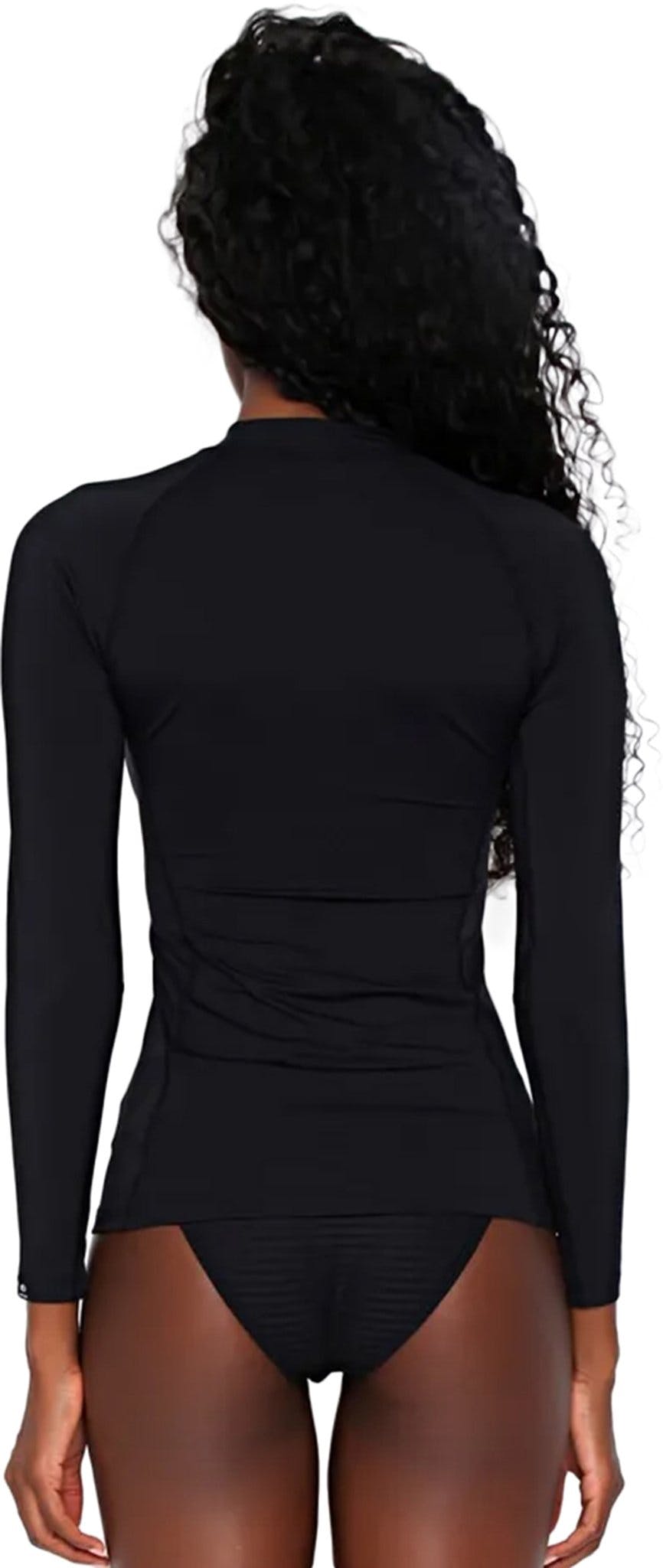 Product gallery image number 2 for product Classic Surf Long Sleeve Zip Rashguard - Women's