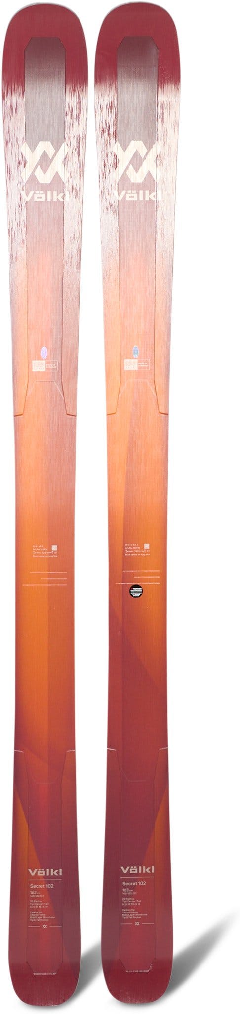 Product gallery image number 1 for product Secret 102 Freeride Skis - Women's