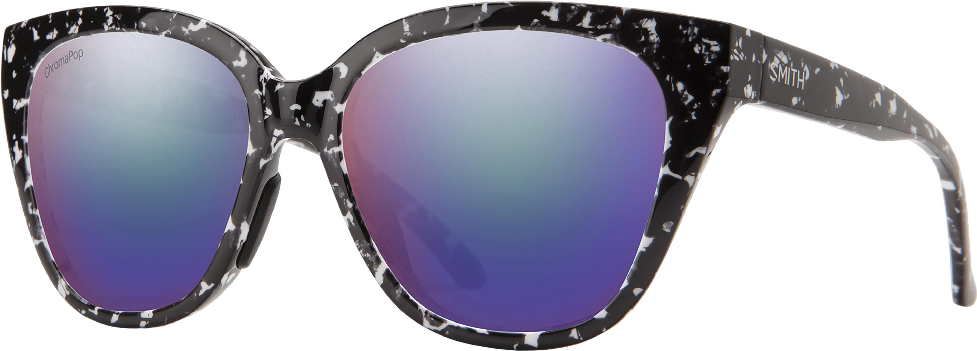 Product gallery image number 1 for product Era Sunglasses - Black Marble - ChromaPop Polarized Violet Mirror Lens