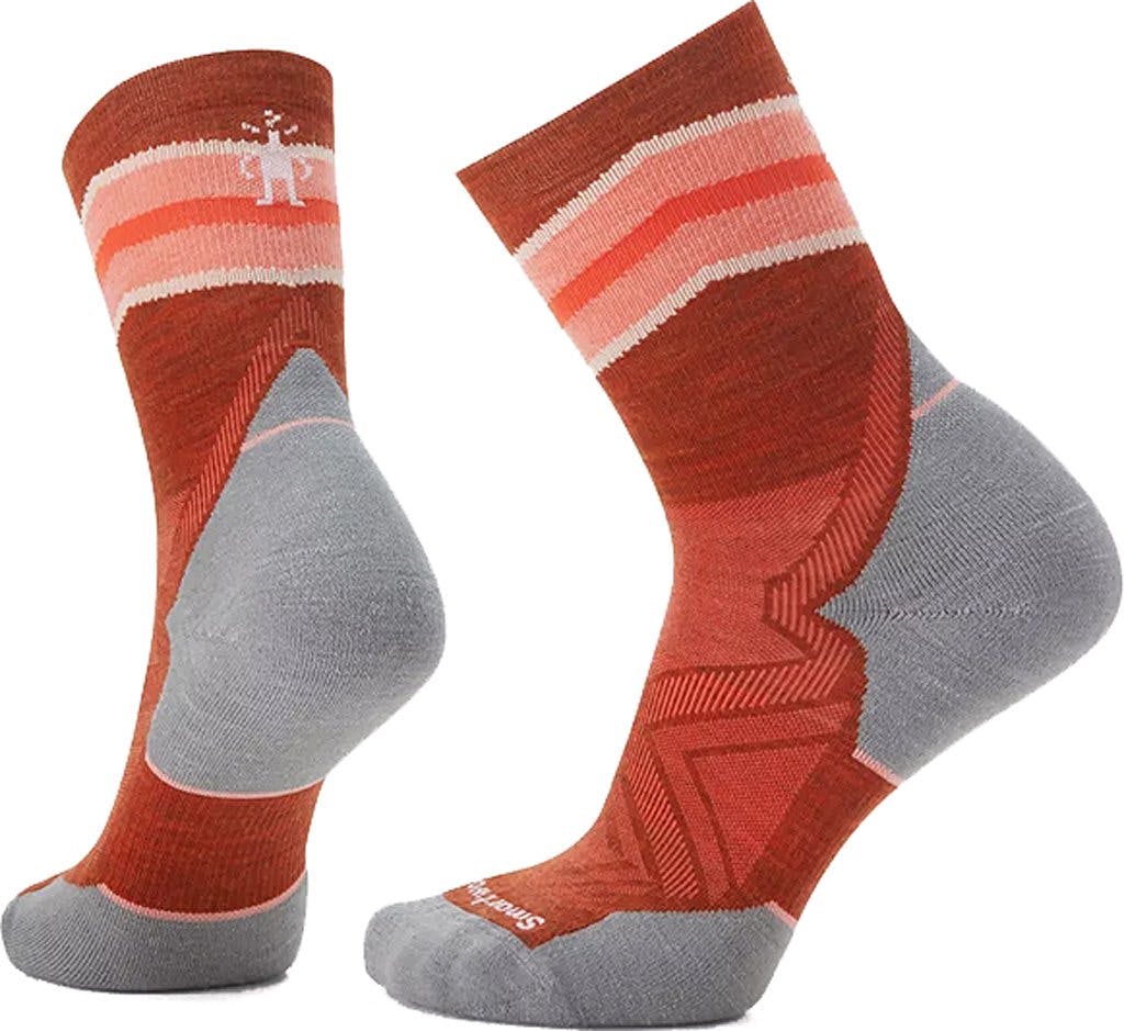 Product image for Run Targeted Cushion Mid Crew Socks - Women's