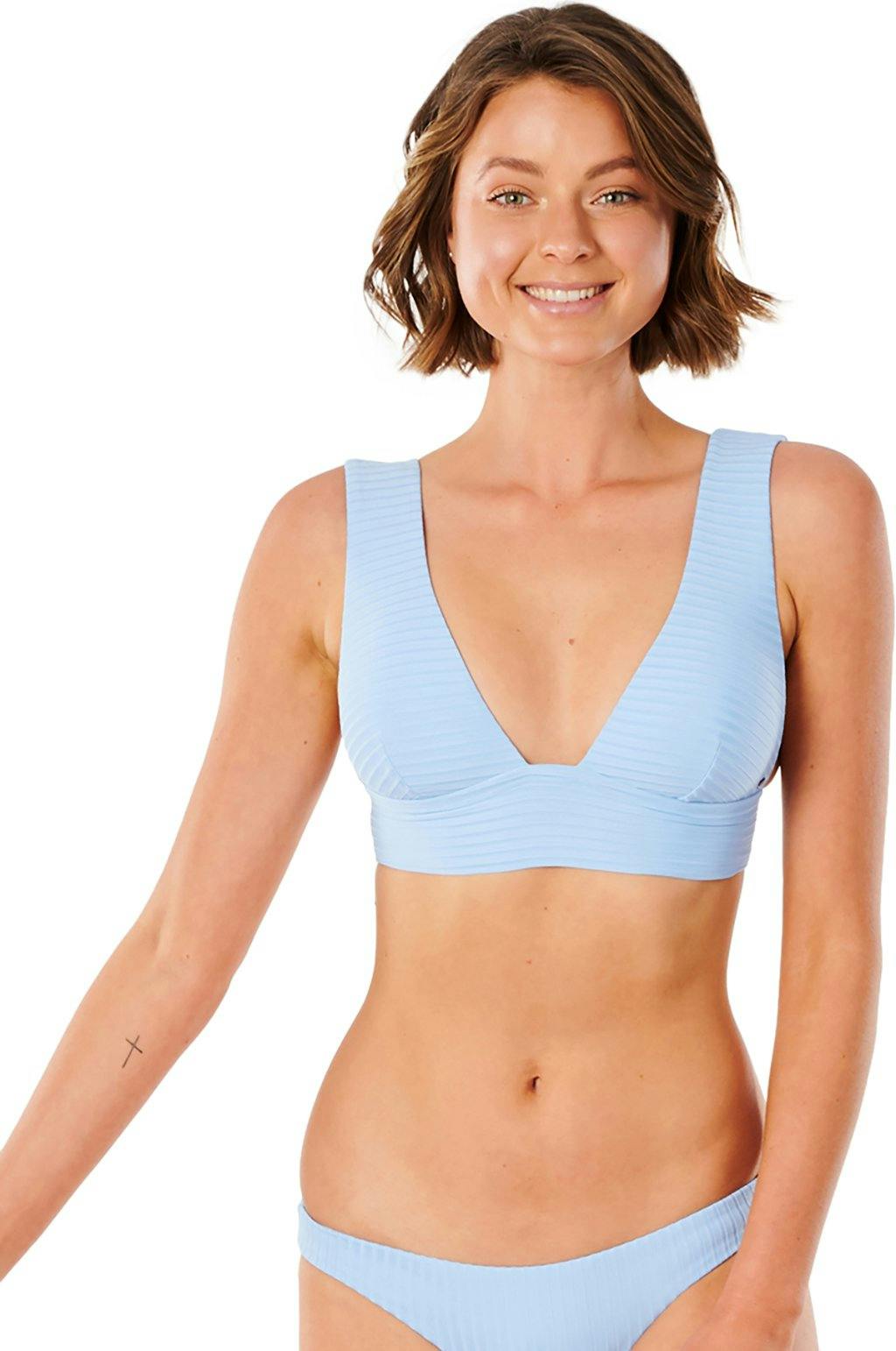 Product gallery image number 1 for product Premium Surf Deep V Bikini Top - Women's