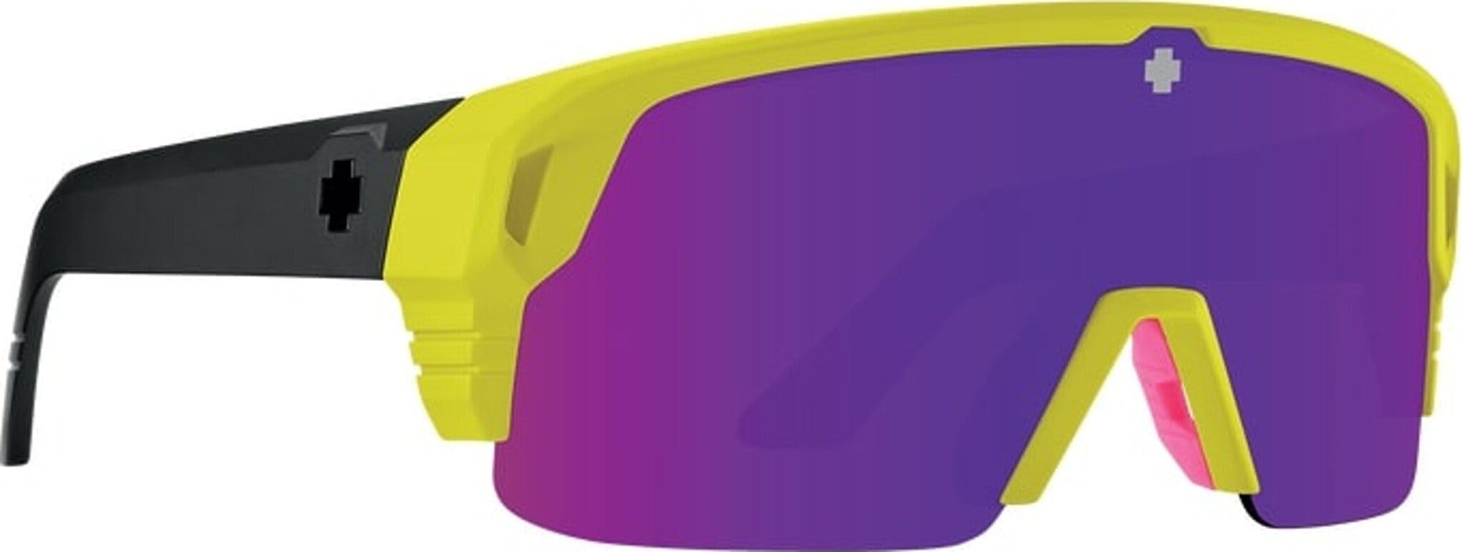 Product gallery image number 1 for product Monolith 5050 Sunglasses  - Matte Neon Yellow - Happy Bronze Purple Spectra Mirror