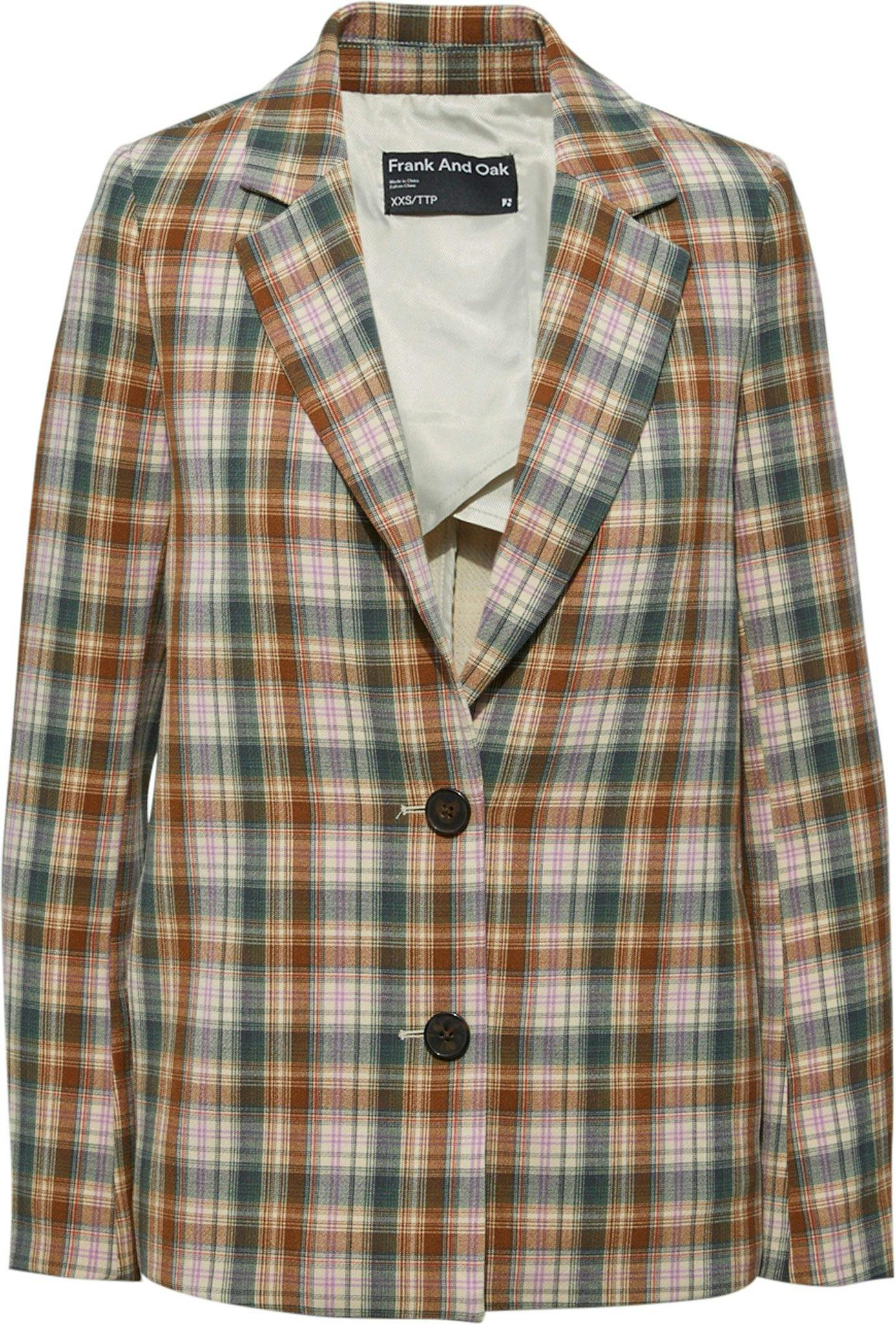 Product gallery image number 1 for product Plaid Blazer - Women's