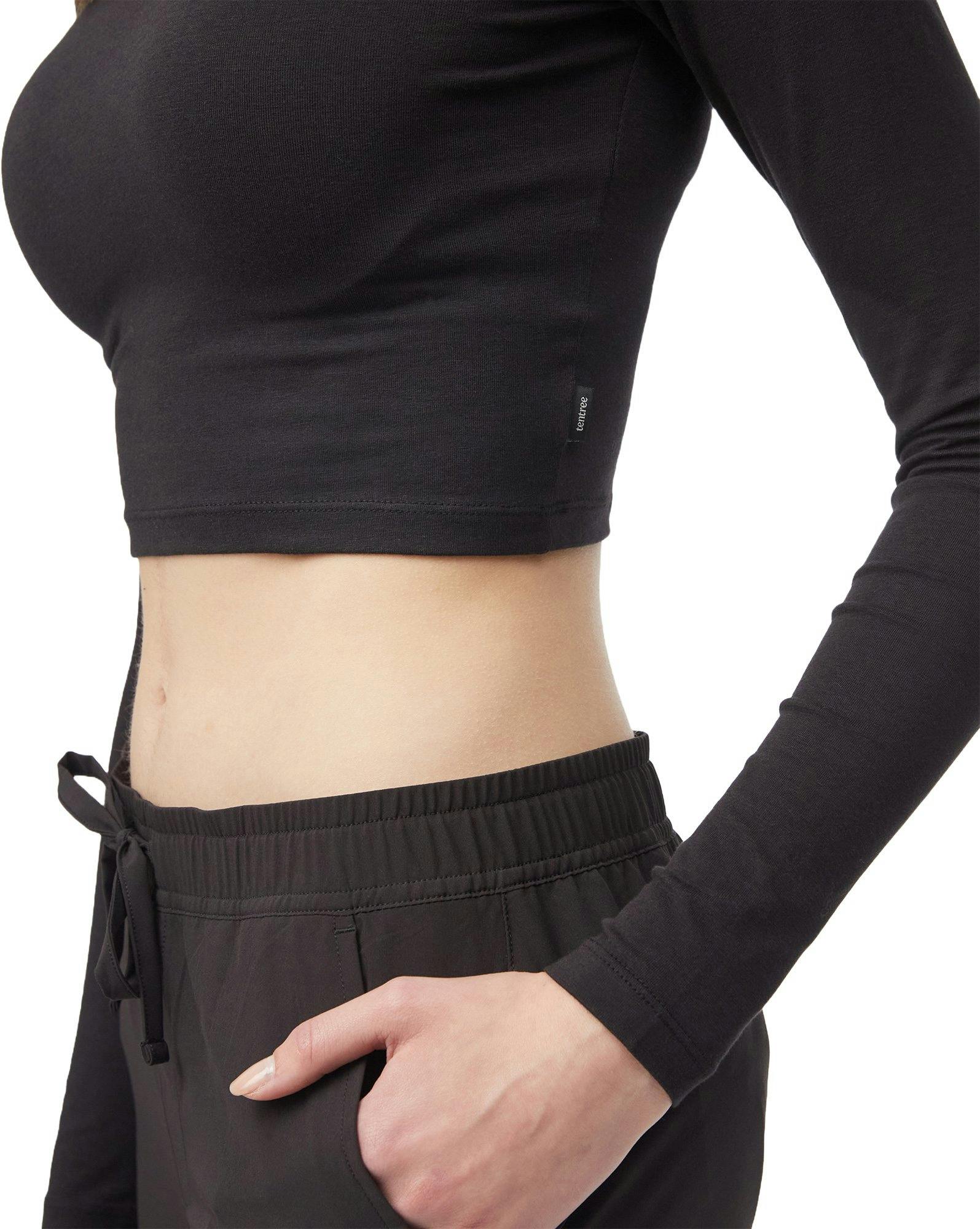 Product gallery image number 3 for product Mockneck Longsleeve Crop Top - Women's