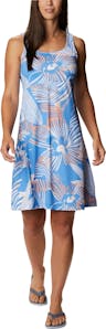 Colour: Harbor Blue Stencil Hibiscus Print