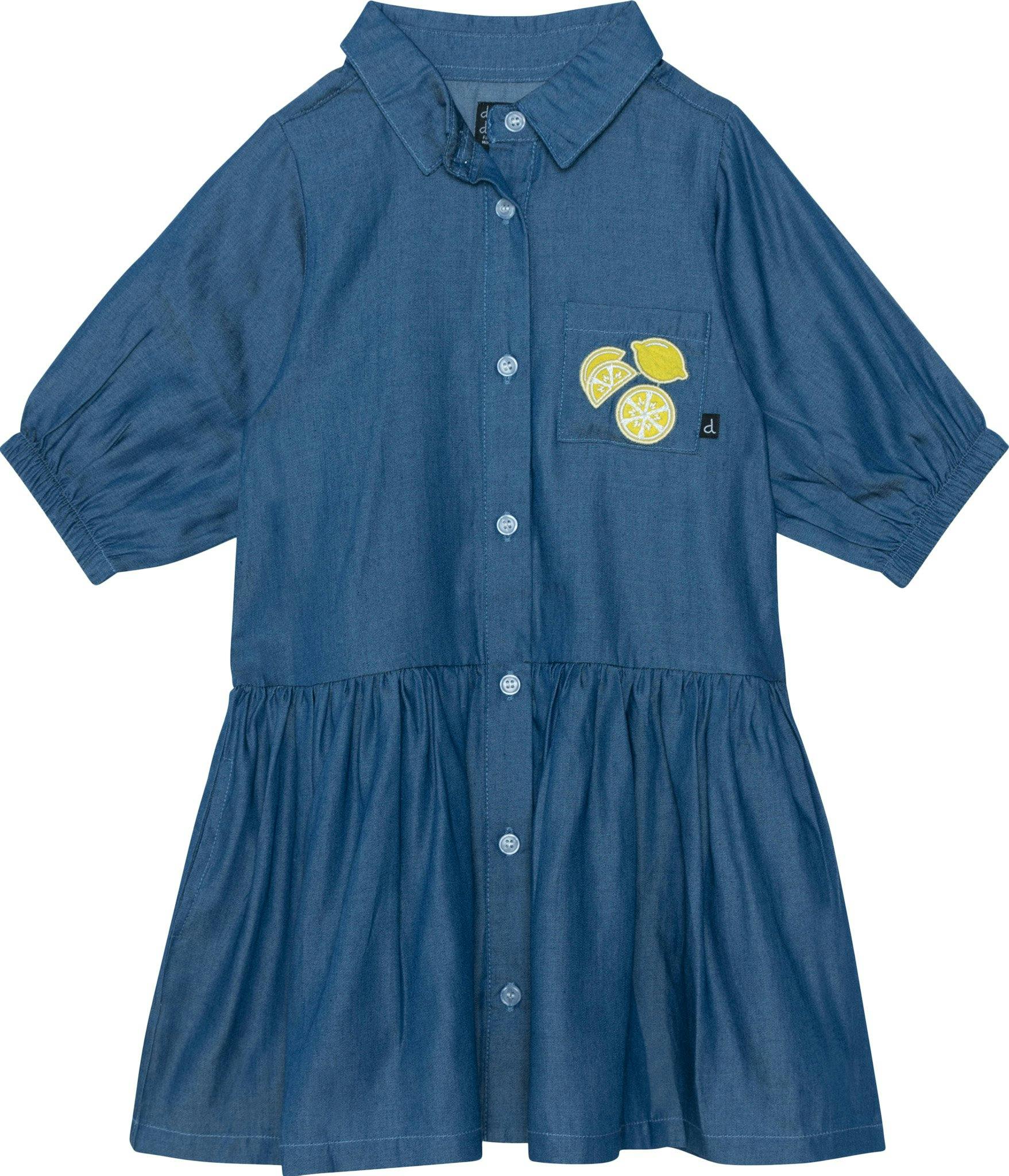 Product image for 3/4 Sleeve Dress with Pocket - Little Girls