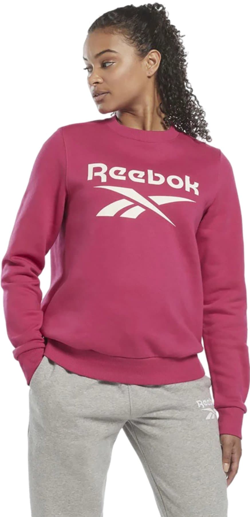 Product gallery image number 1 for product Reebok Identity Logo Fleece Crew Neck Sweatshirt - Women's