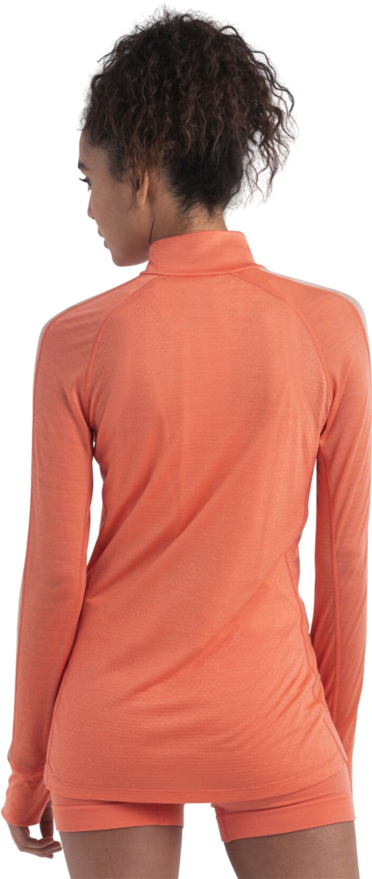 Product gallery image number 2 for product 125 ZoneKnit™ Merino Blend Long Sleeve Half Zip Thermal Top - Women's