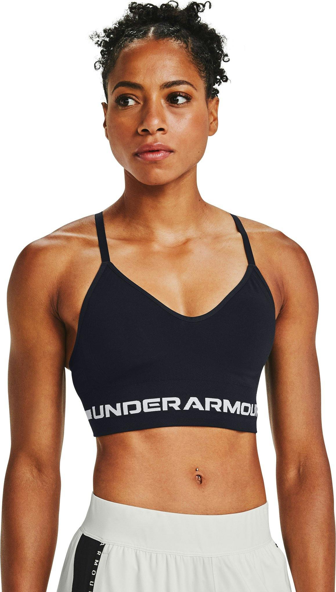 Product gallery image number 4 for product UA Seamless Low Long Sports Bra - Women's