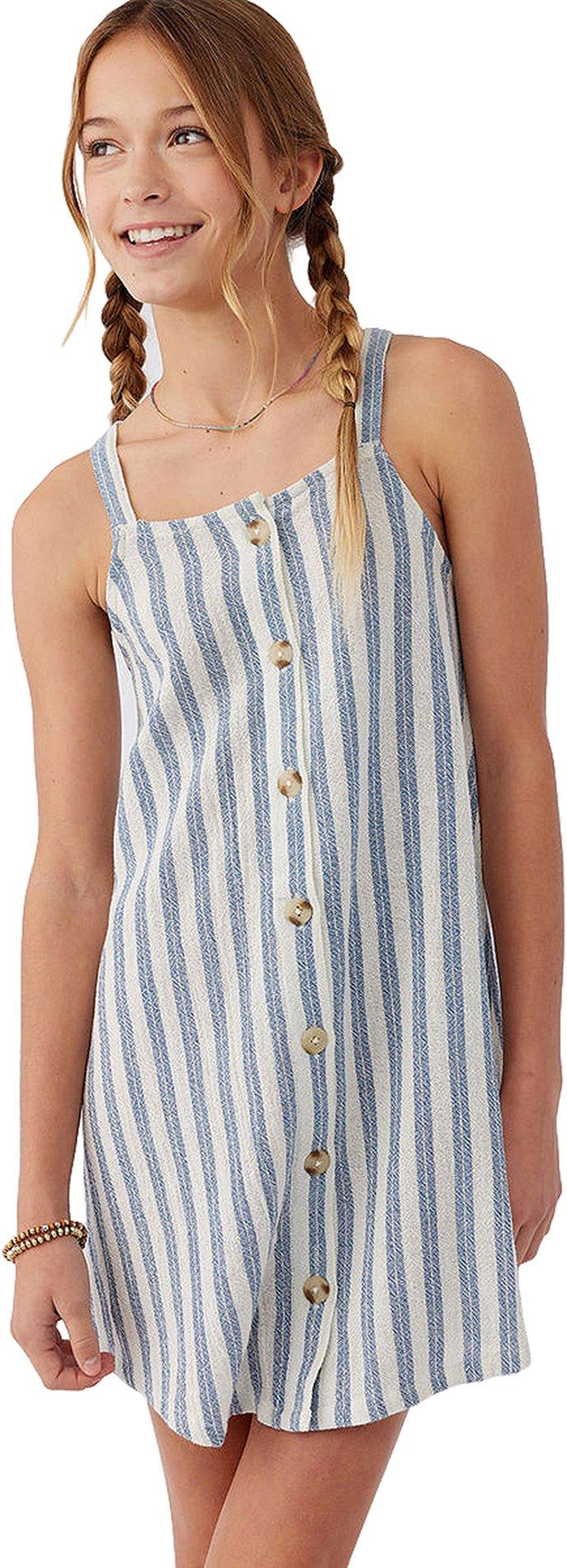 Product image for Dar Stripe Woven Tank Dress - Girls