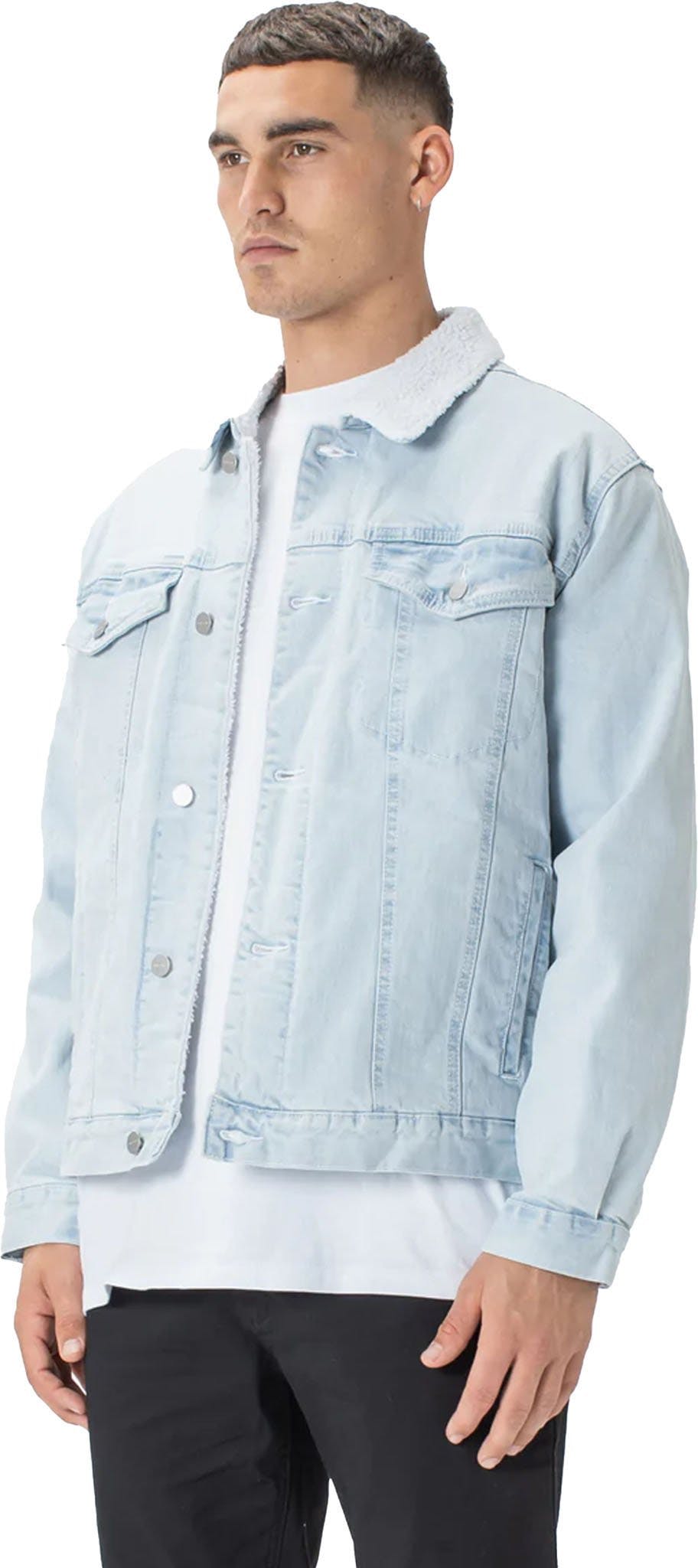 Product gallery image number 3 for product Denim Sherpa Jacket - Men's