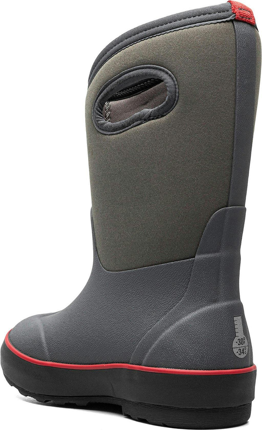 Product gallery image number 4 for product Classic II Texture Solid Insulated Rain Boots - Kids