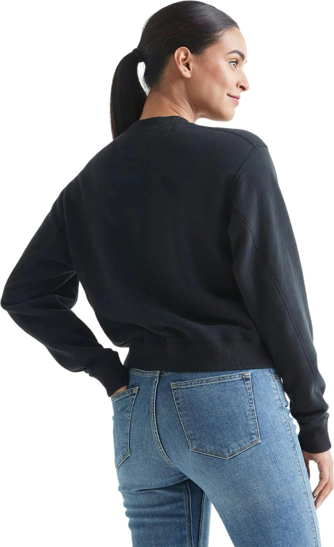 Product gallery image number 2 for product Brushed Terry Performance Crew Neck Sweater - Women's