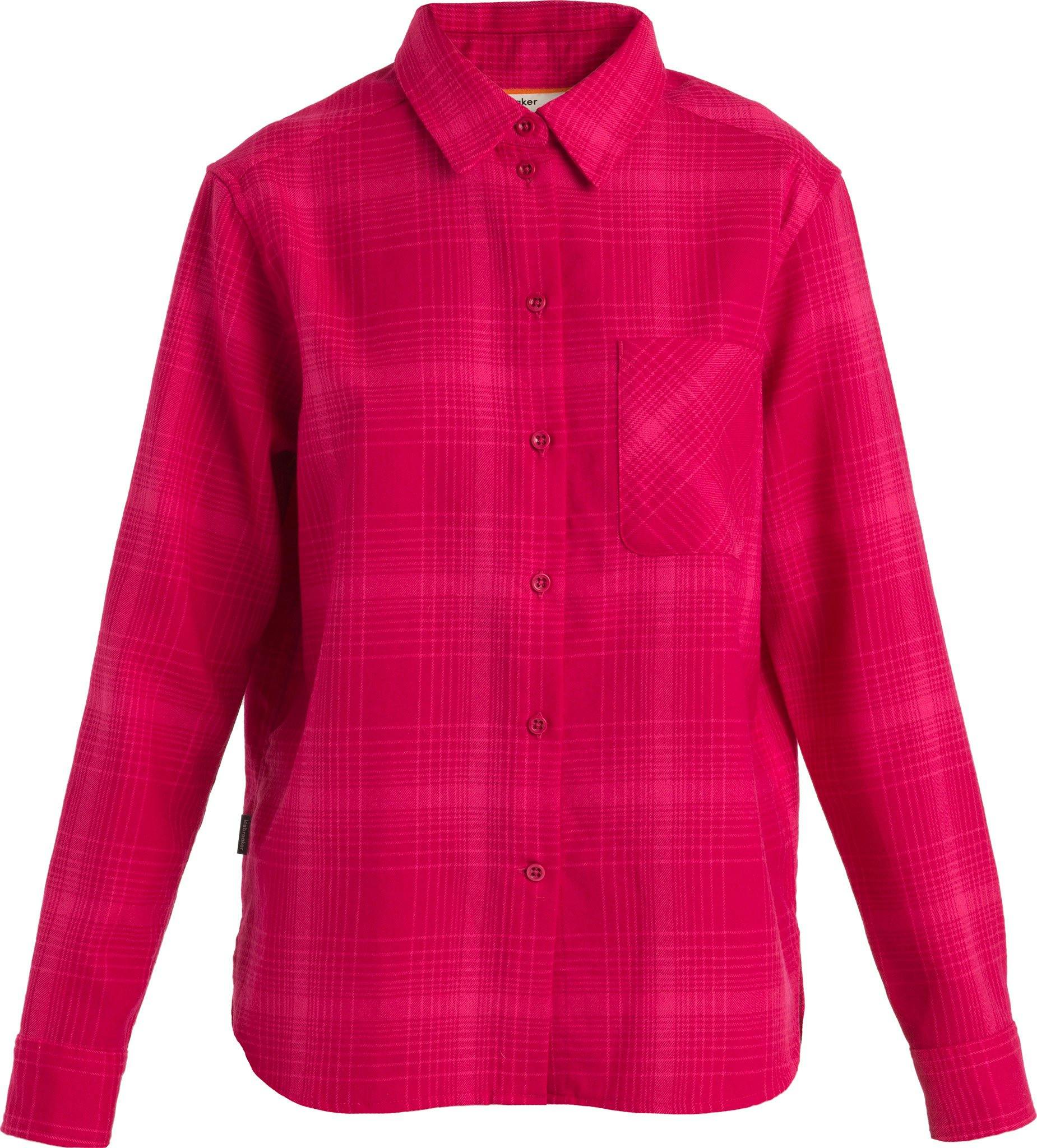 Product gallery image number 1 for product 200 Dawnder Merino Long Sleeve Plaid Flannel Shirt - Women's 