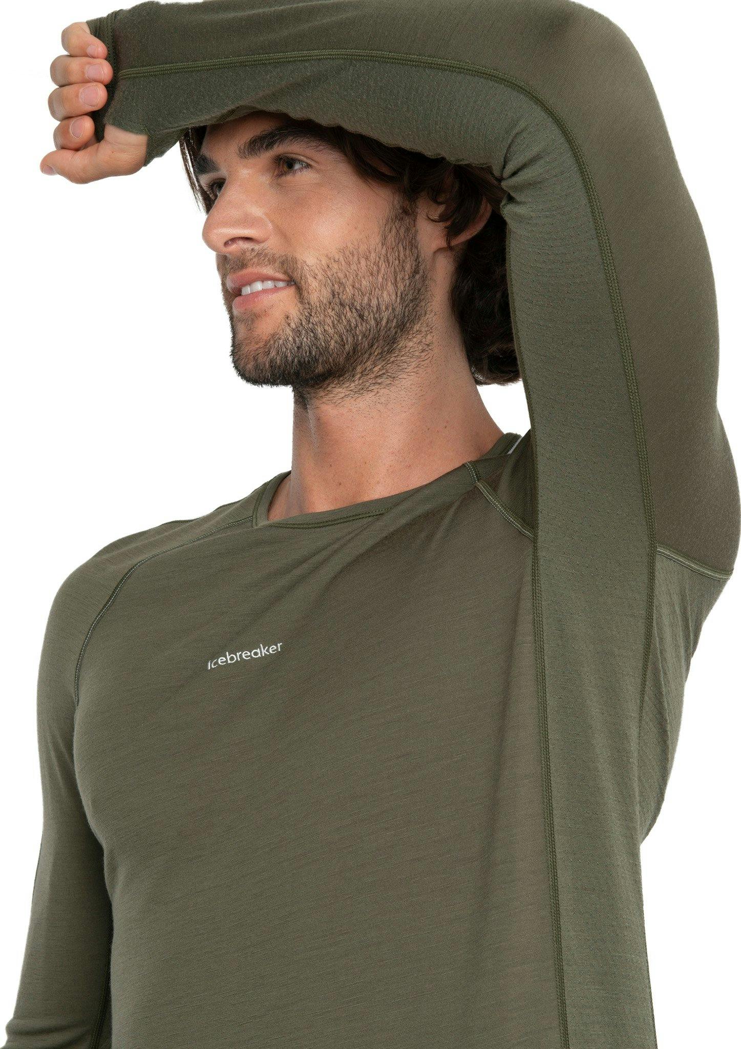 Product gallery image number 7 for product 200 ZoneKnit Long Sleeve Crewe Base Layer Top - Men's