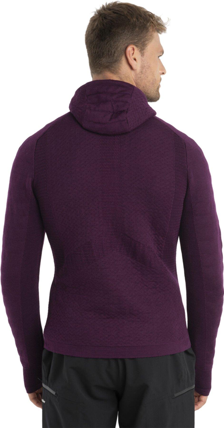 Numéro de l'image de la galerie de produits 3 pour le produit Chandail à capuchon glissière à manches longues ZoneKnit Merino Explore - Homme