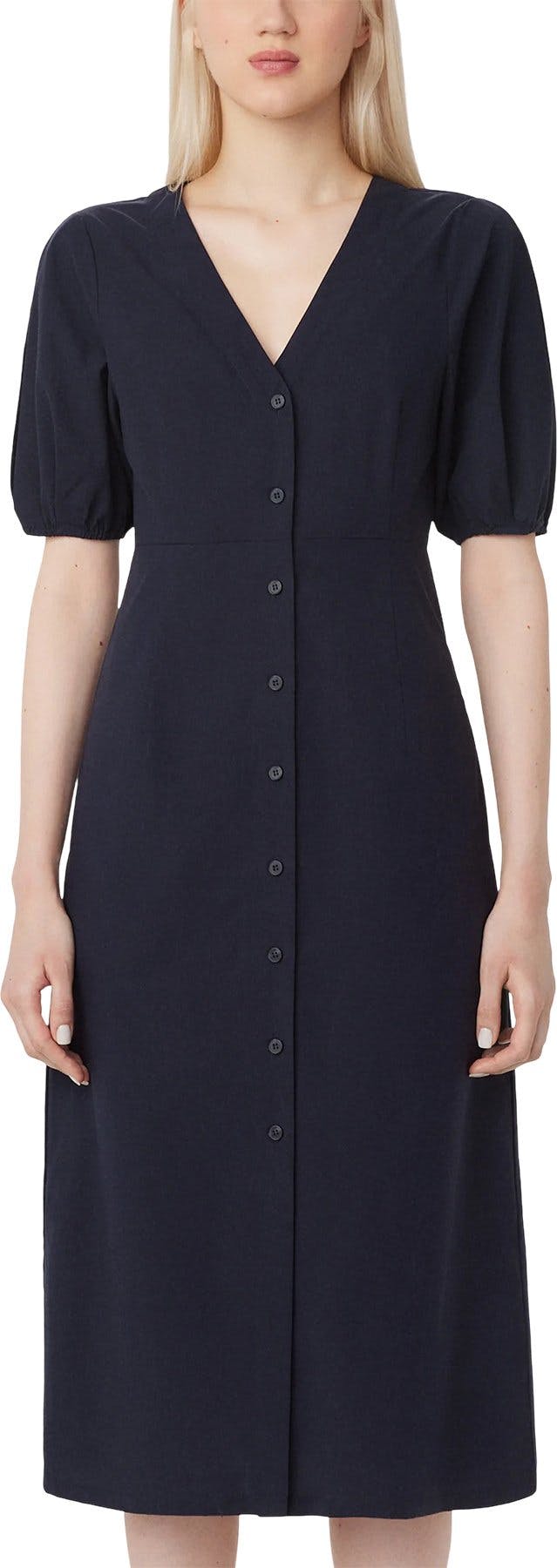 Product gallery image number 4 for product Poplin Puffy Sleeve Dress - Women's