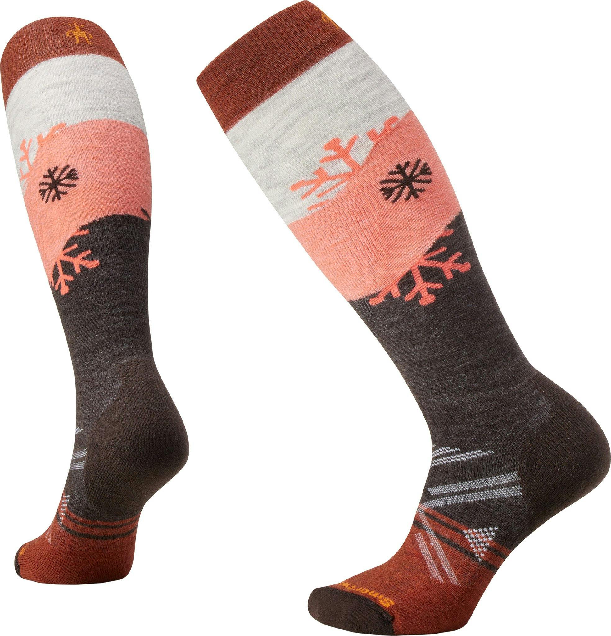 Image de produit pour Chaussettes de ski sous-genou à matelassage intégral Snowpocalypse - Femme