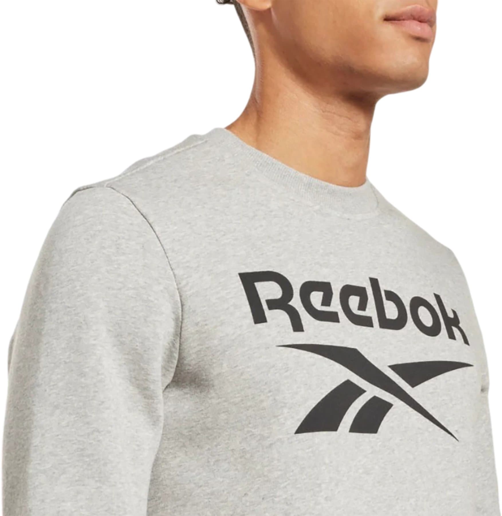 Product gallery image number 3 for product Reebok Identity Fleece Stacked Logo Sweatshirt - Men's