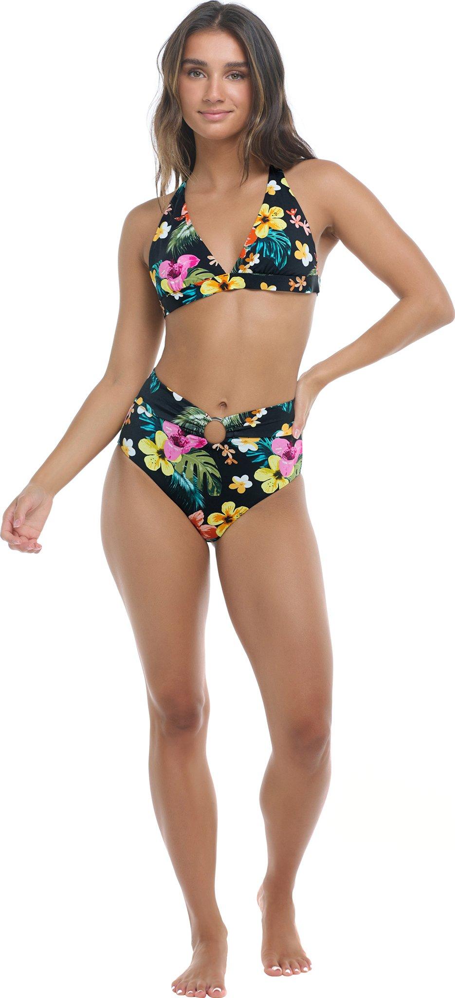 Image de produit pour Haut de bikini triangle fixe Tropical Island Freya - Femme