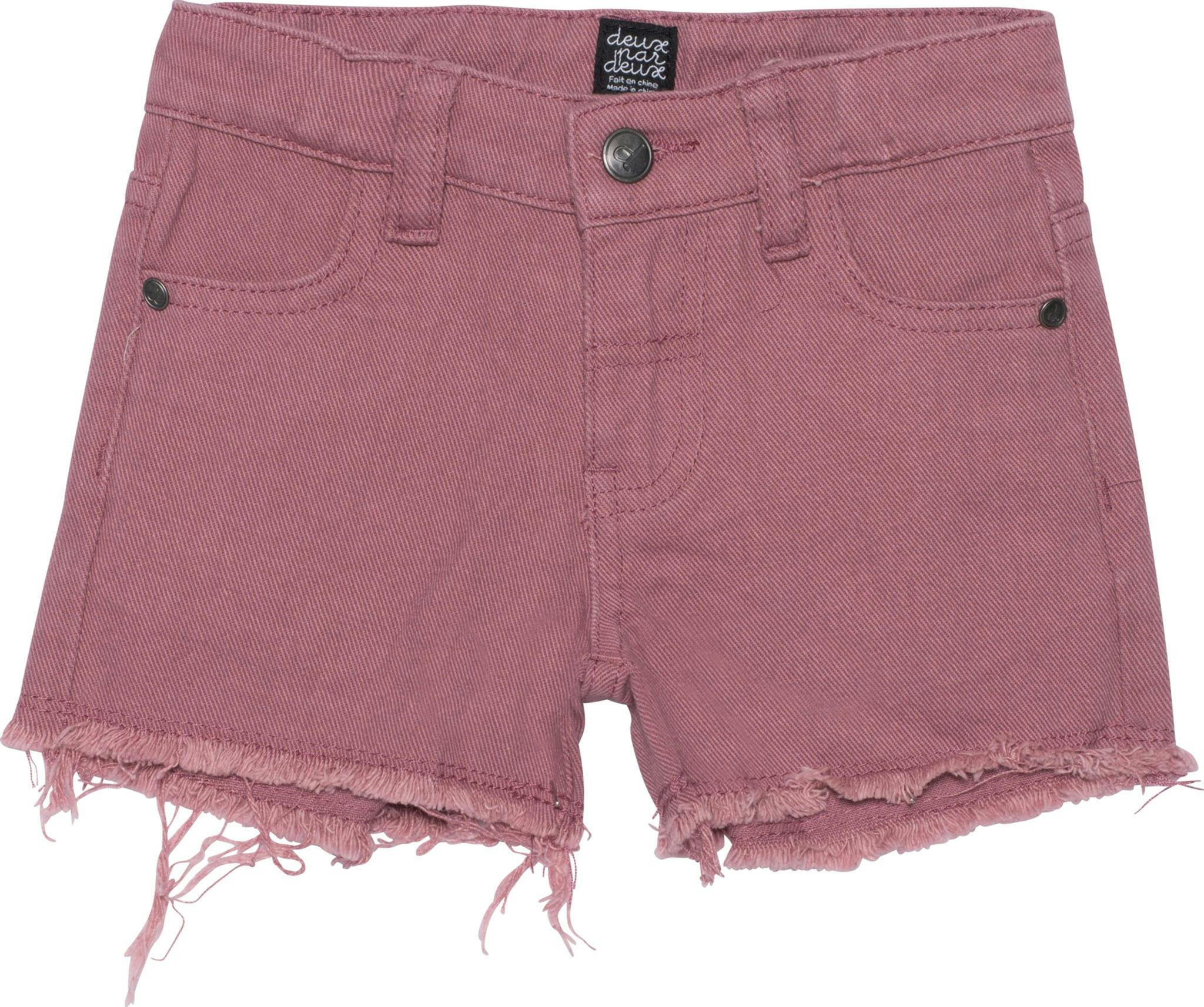 Numéro de l'image de la galerie de produits 1 pour le produit Short en jean coloré avec franges - Petit Fille