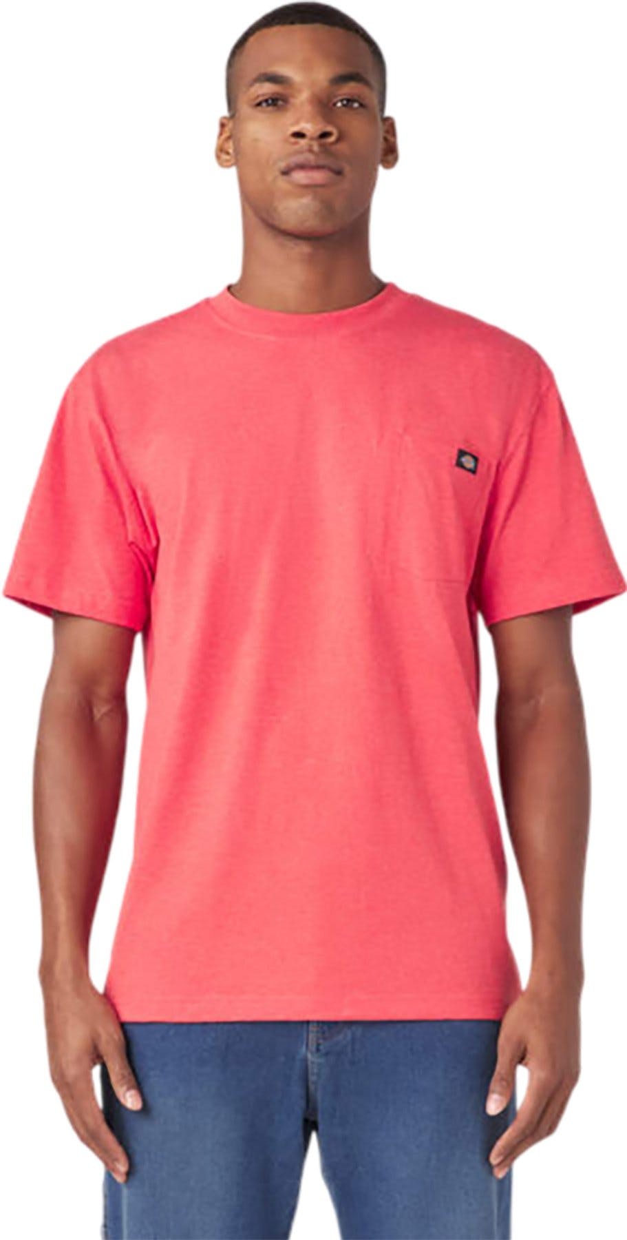 Image de produit pour T-shirt épais chiné avec poche à manches courtes - Homme
