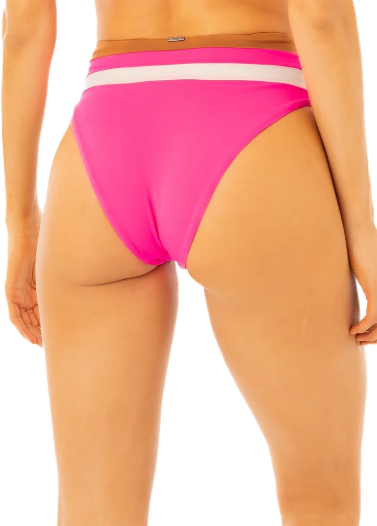 Numéro de l'image de la galerie de produits 2 pour le produit Bas de bikini taille haute Suzy Babe Radiant Pink - Femme