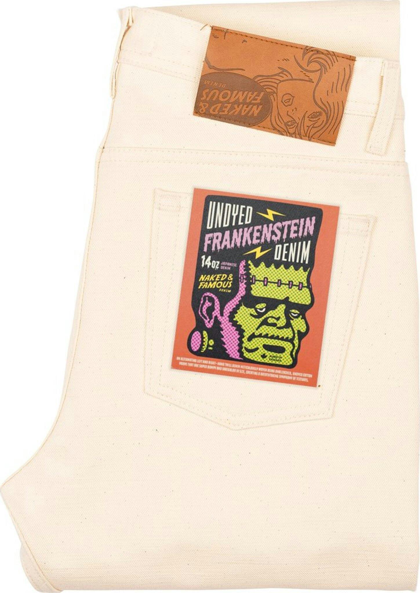 Product gallery image number 5 for product Weird Guy - Undyed Frankenstein Denim Pant - Men's