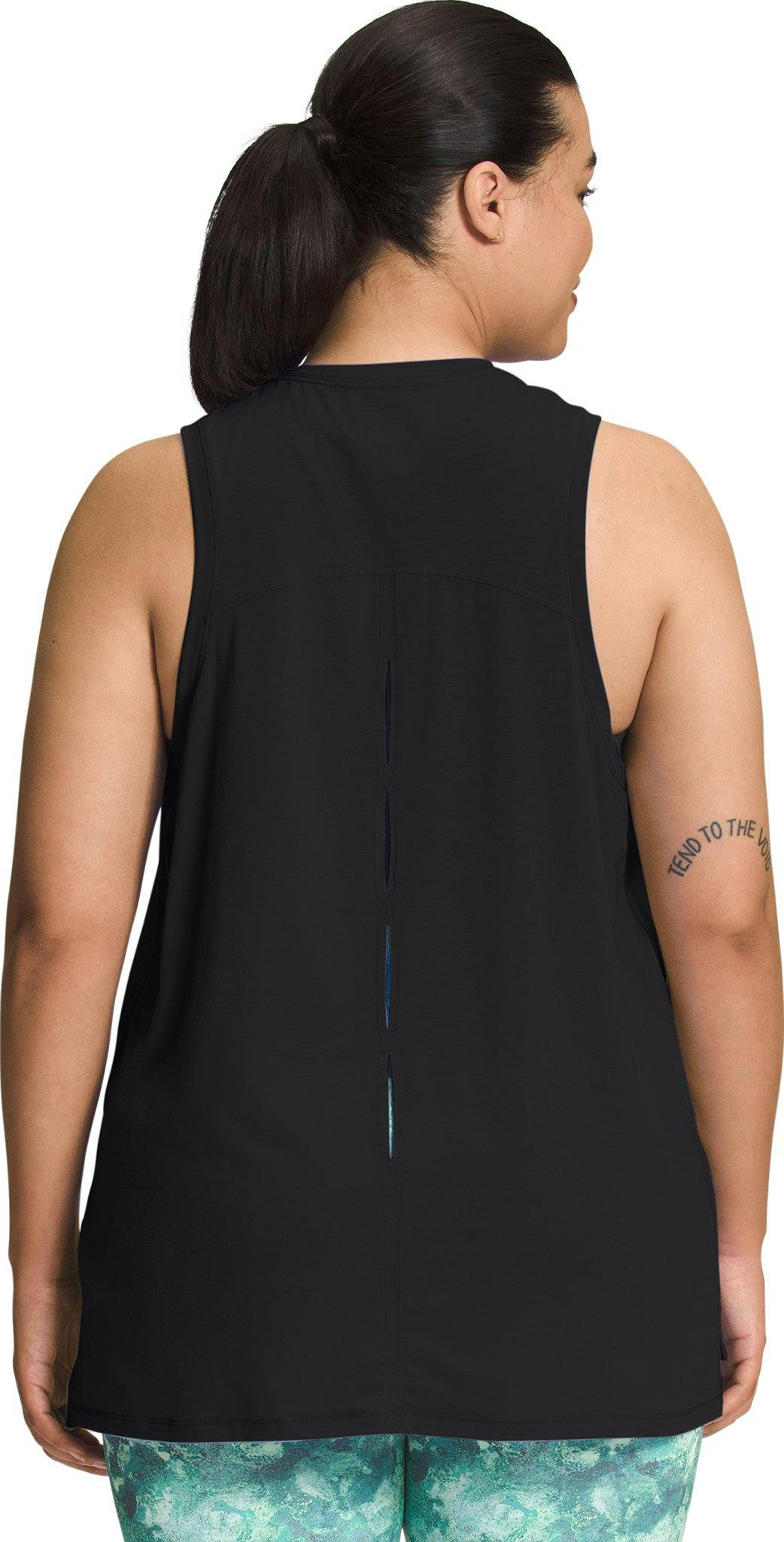 Product gallery image number 2 for product Wander Plus Size Slitback Tank Top - Women’s 