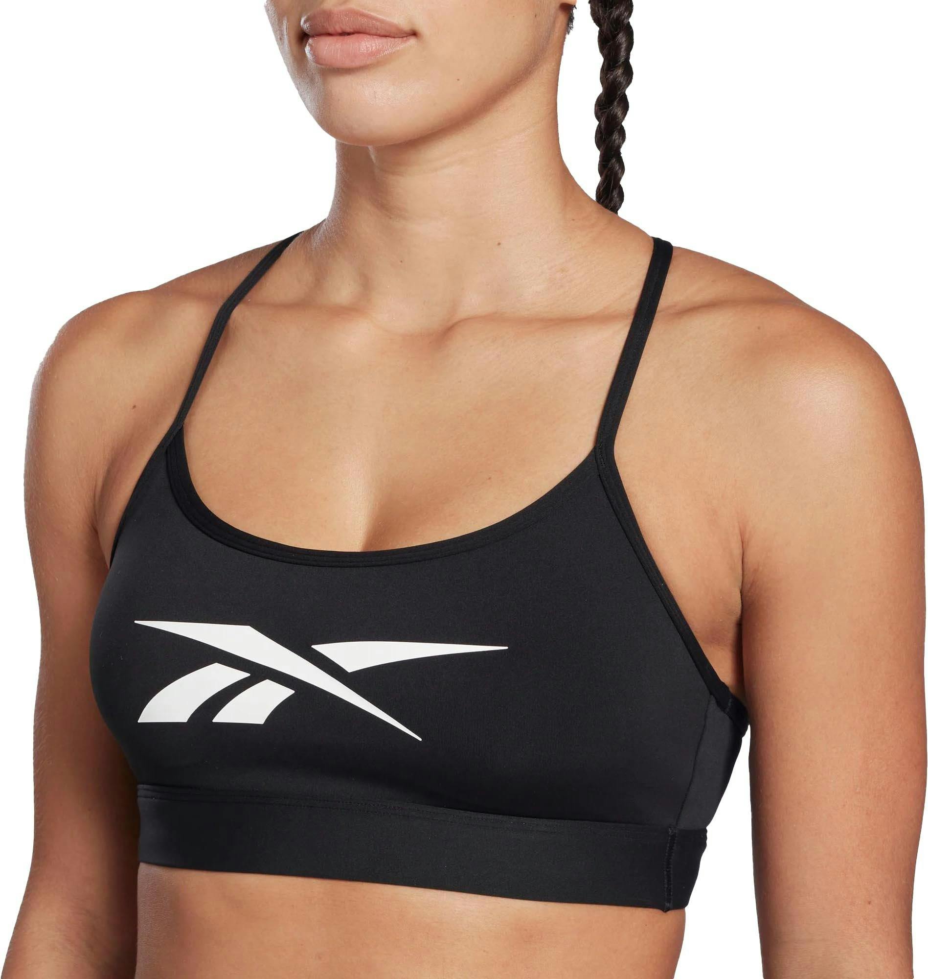 Product gallery image number 5 for product Reebok Lux Skinny Strap Medium-Support Sports Bra - Women’s
