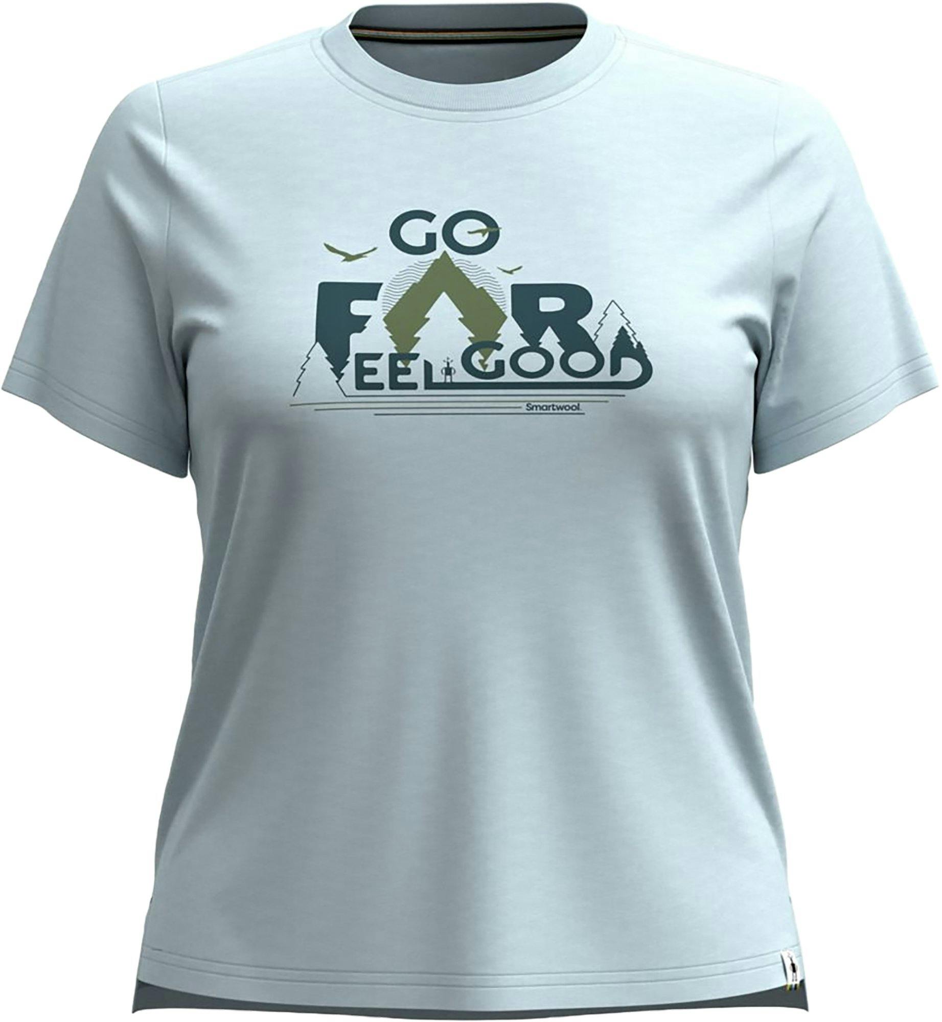 Product gallery image number 1 for product Go Far. Feel Good. Graphic Short Sleeve Tee - Women's