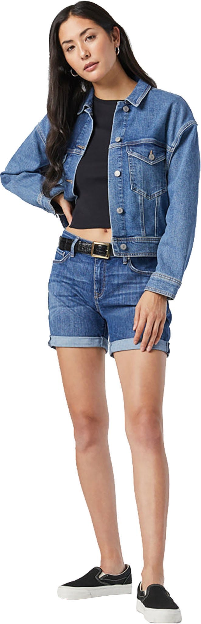 Product image for Pixie Denim Boyfriend Shorts - Women's
