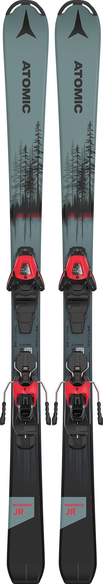 Product image for Maverick JR 130-150 Skis with L6 GW Ski Bindings - Kids