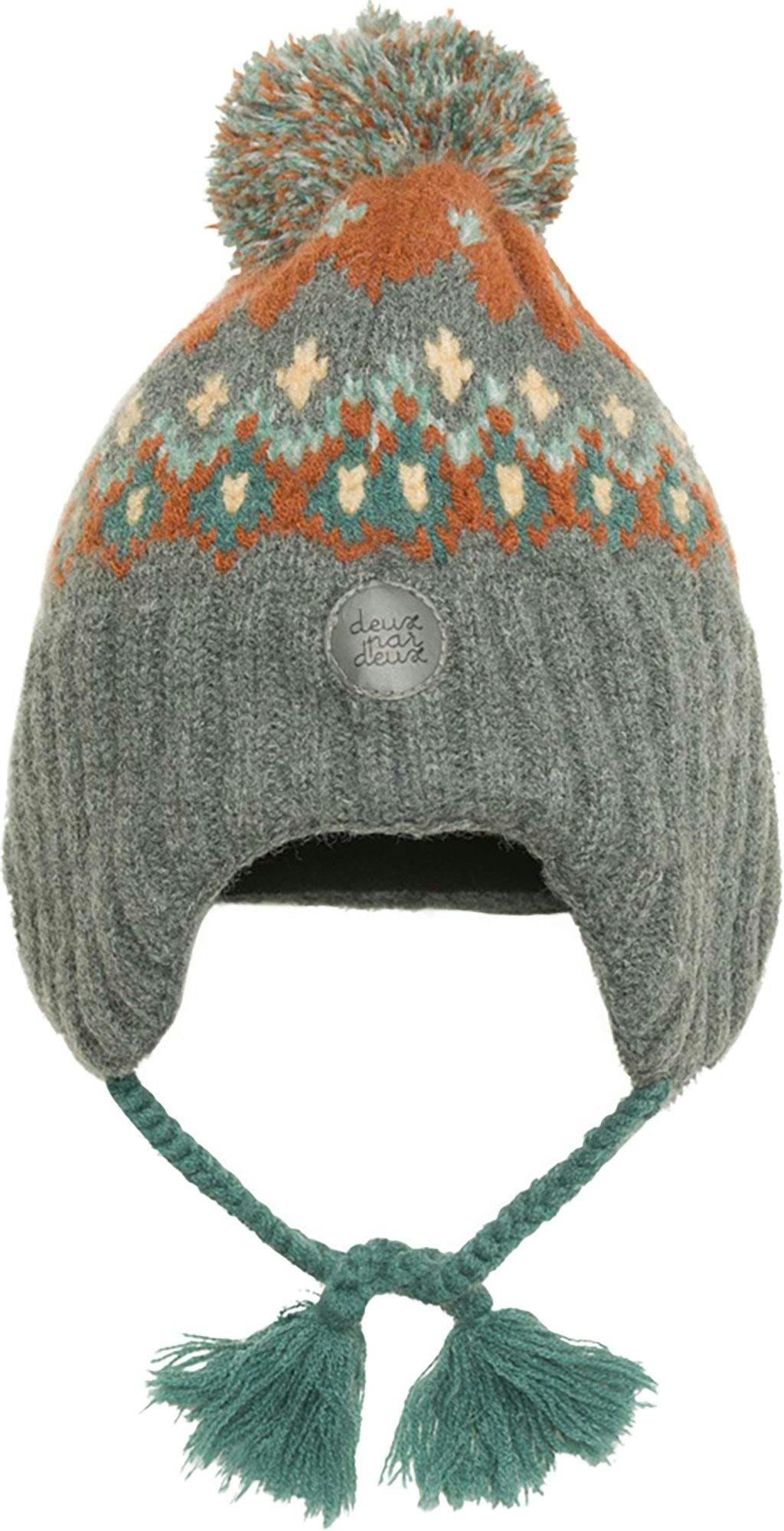 Image de produit pour Tuque péruvien en tricot à motifs - Bébé