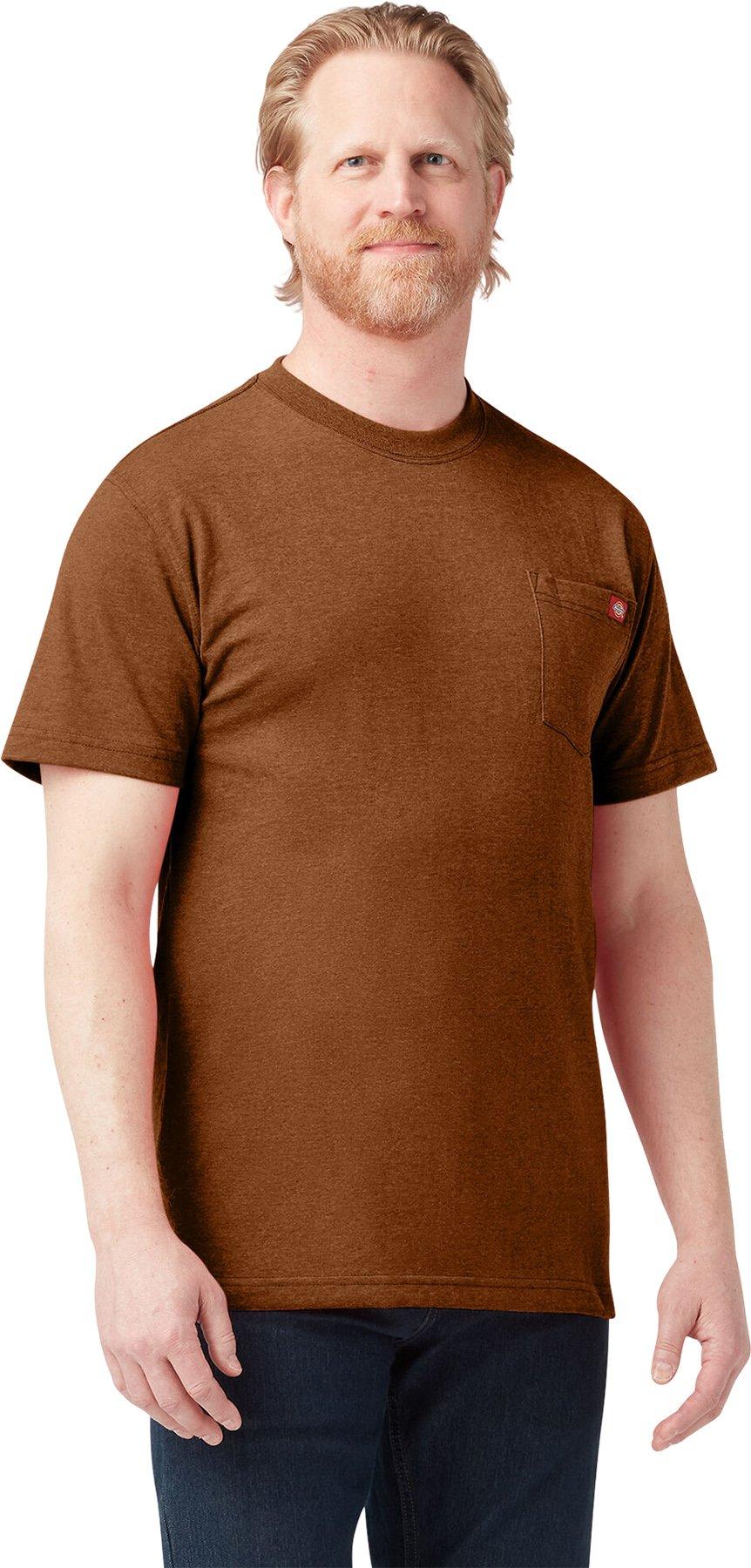 Product image for Heavyweight Heathered Short Sleeve Pocket T-Shirt - Men's