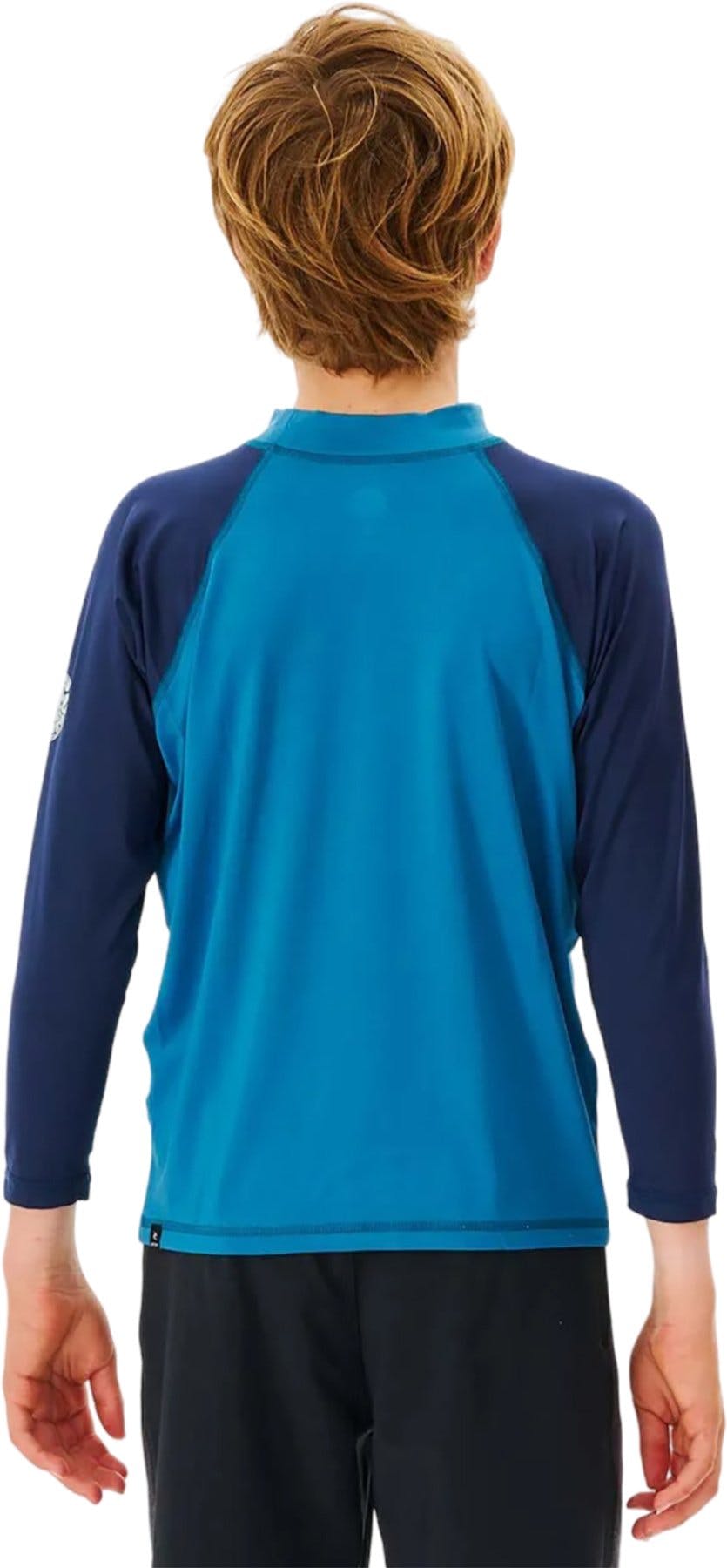 Product gallery image number 4 for product Shockwaves Long Sleeve UPF Rash Guard - Boys