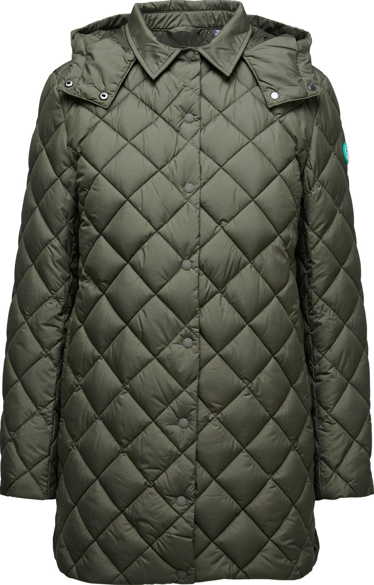 Product gallery image number 1 for product Edith Quilted Coat with Detachable Hood - Women's