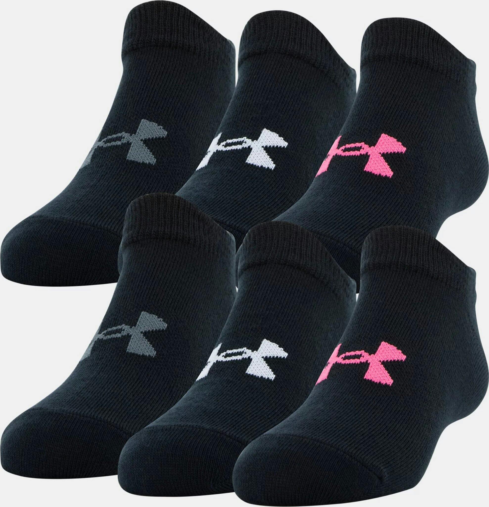 Product image for UA Essentials No Show Socks - 6 Pack - Girls