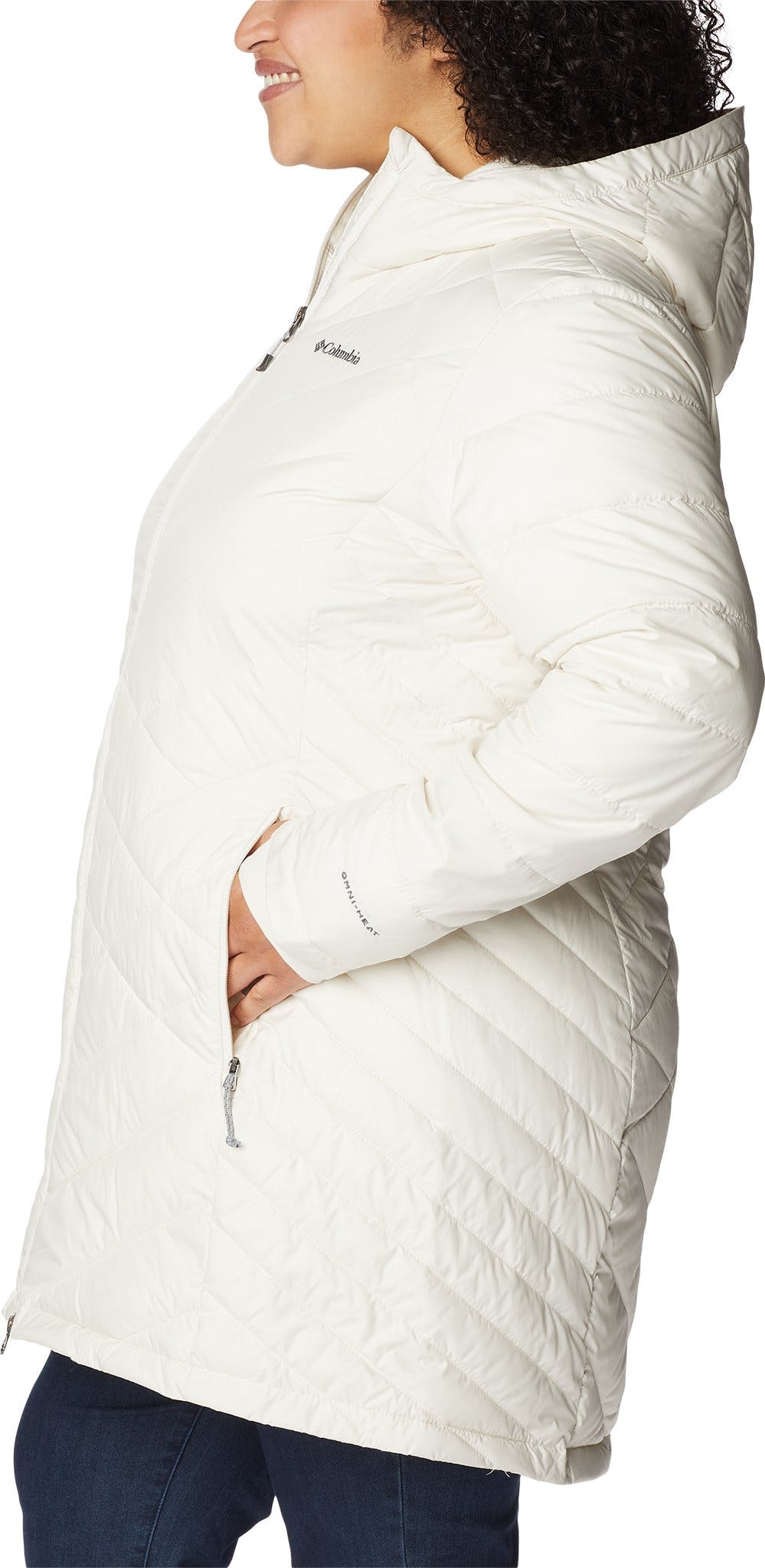 Product gallery image number 6 for product Heavenly Plus Size Long Hooded Jacket - Women's