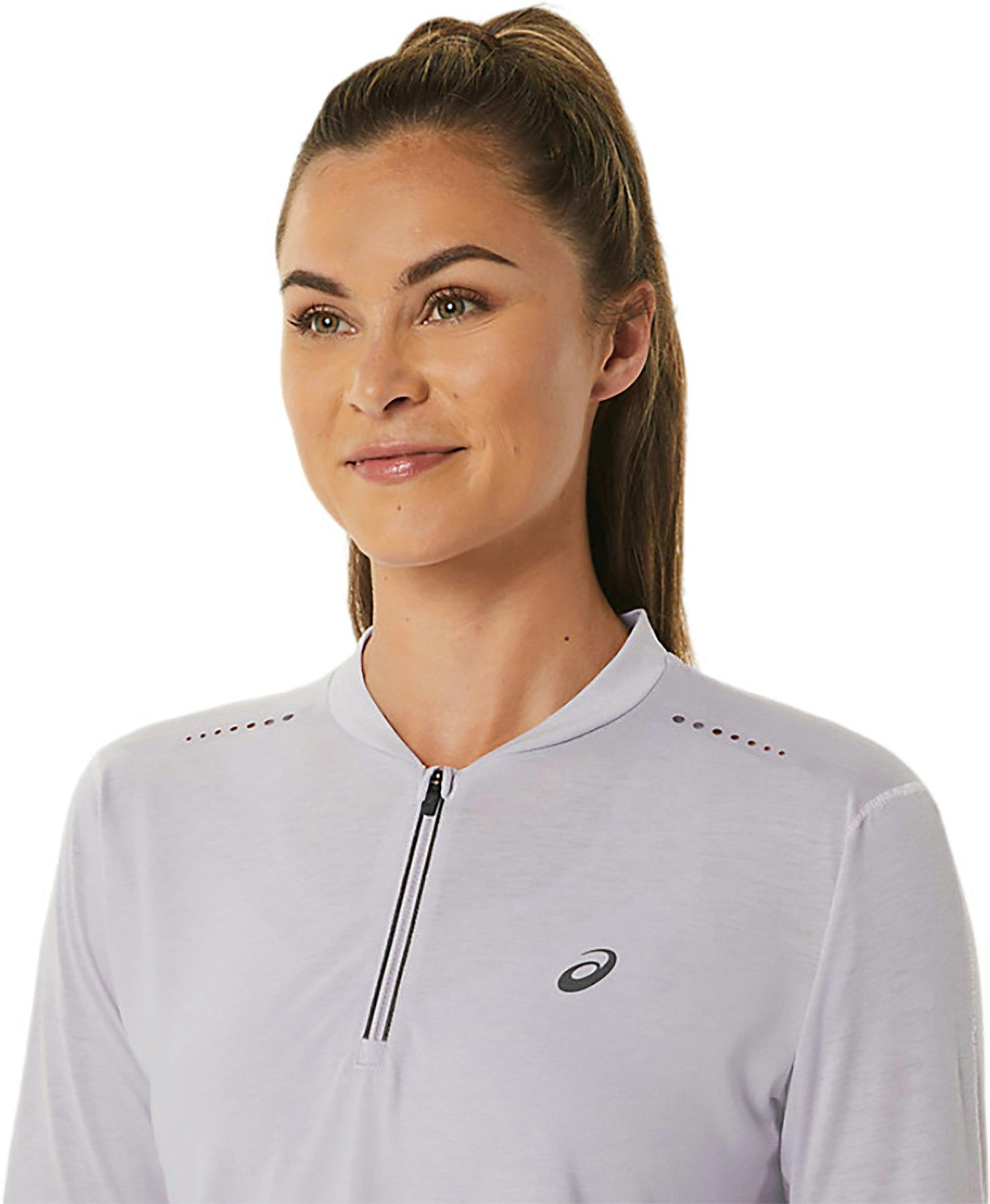 Numéro de l'image de la galerie de produits 6 pour le produit T-shirt de course à manches longues avec demi-glissière Metarun - Femme