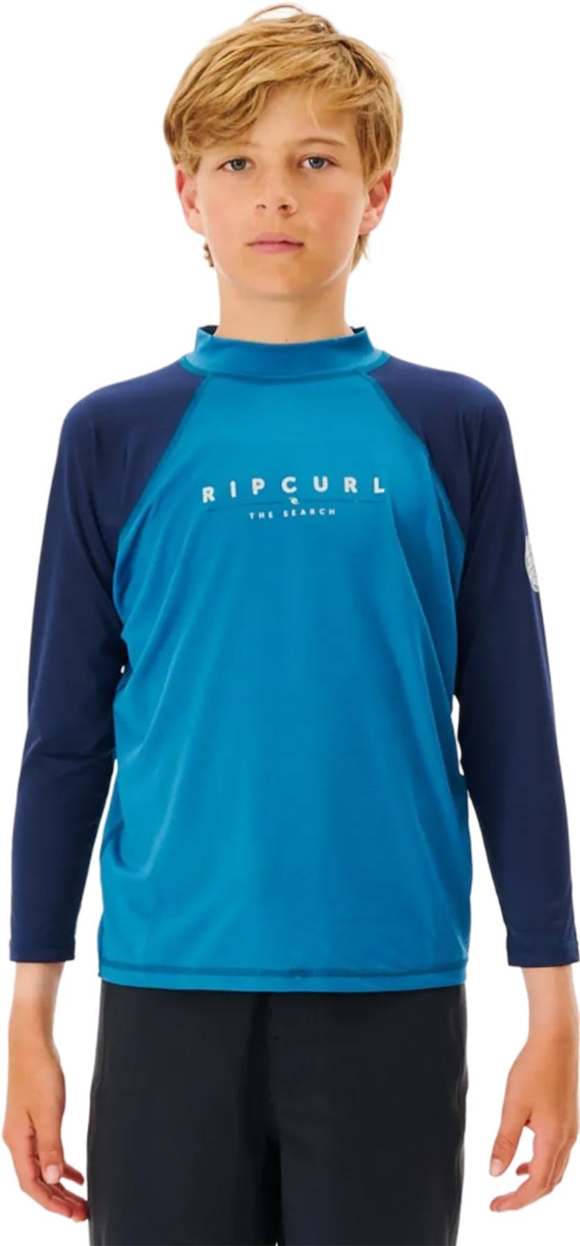 Product image for Shockwaves Long Sleeve UPF Rash Guard - Boys