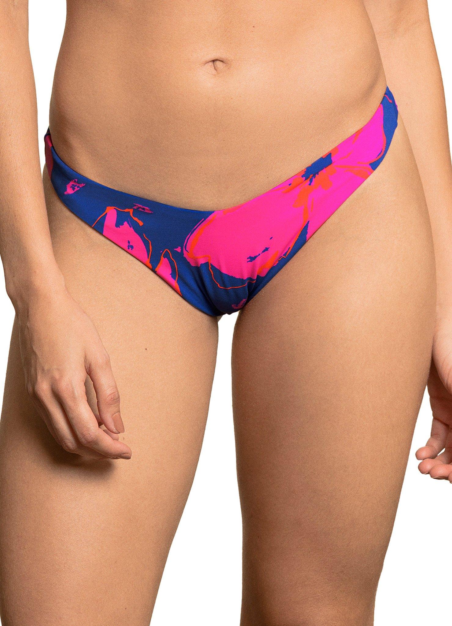 Image de produit pour Bas de bikini brésilienne à jambe haute Sky Garden Splendour - Femme