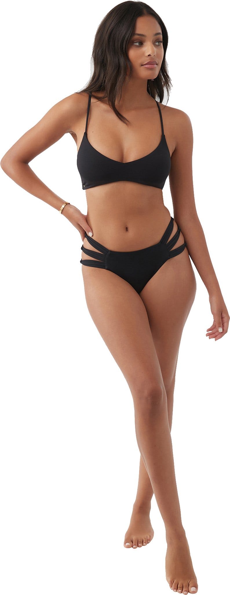 Product gallery image number 1 for product Saltwater Solids Boulders Bikini Bottom - Women's