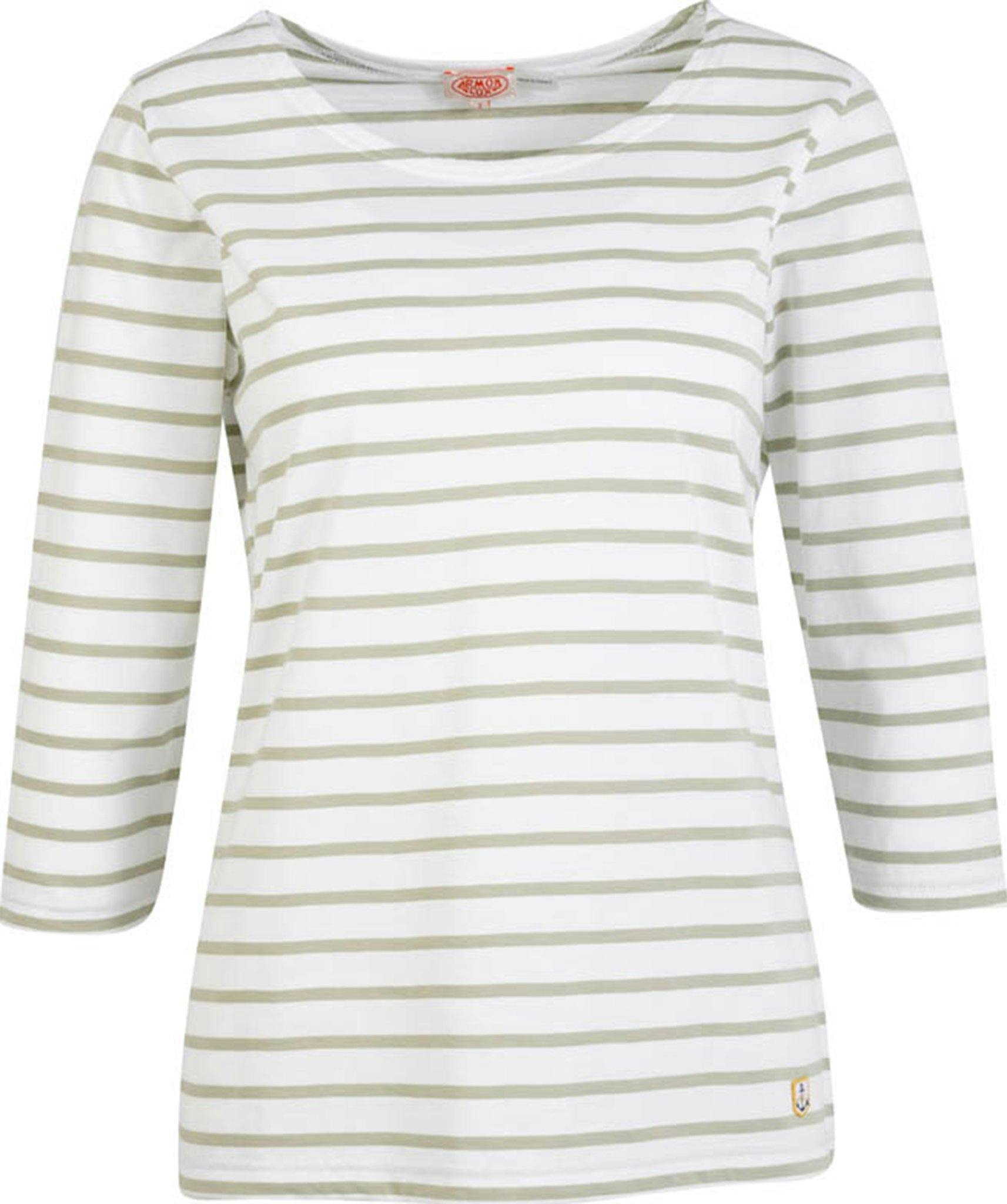 Product image for Cap Coz 3/4 Sleeves Breton Striped Jersey - Women's