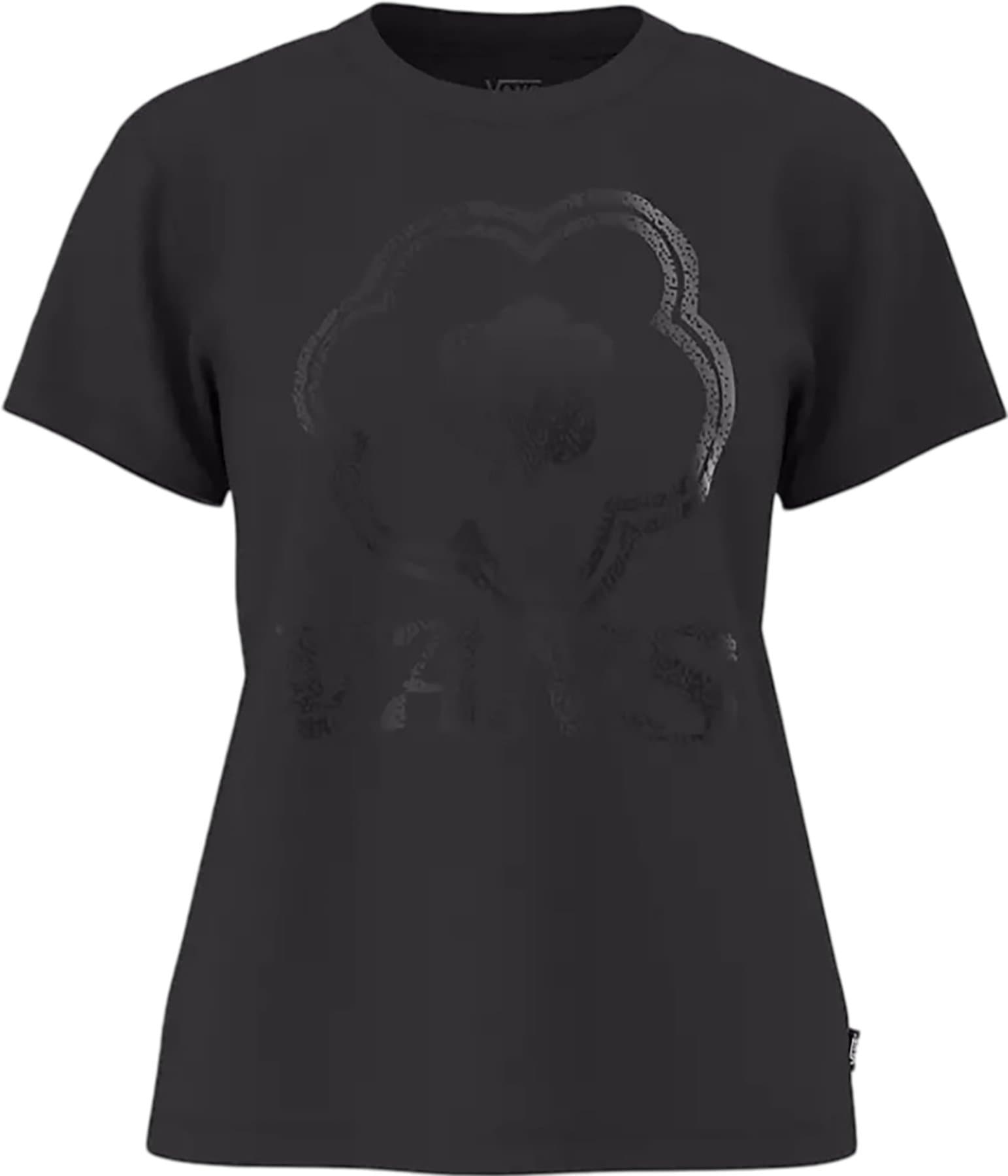 Image de produit pour T-shirt à col rond Blackout Floral - Femme