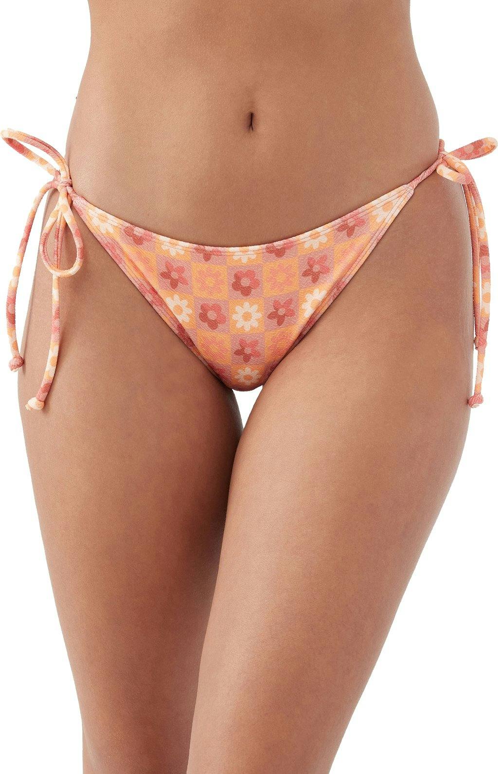 Product gallery image number 6 for product Miki Floral Maracas Tie Side Bikini Bottom - Women's