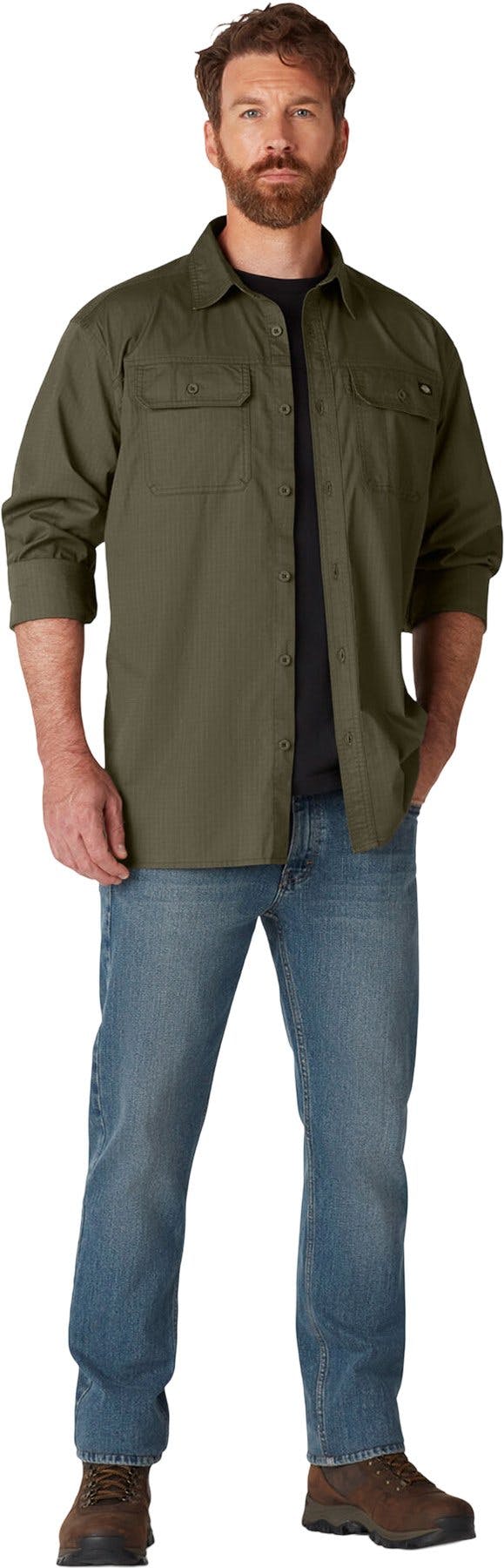 Product gallery image number 4 for product Flex Ripstop Long Sleeve Shirt - Men's