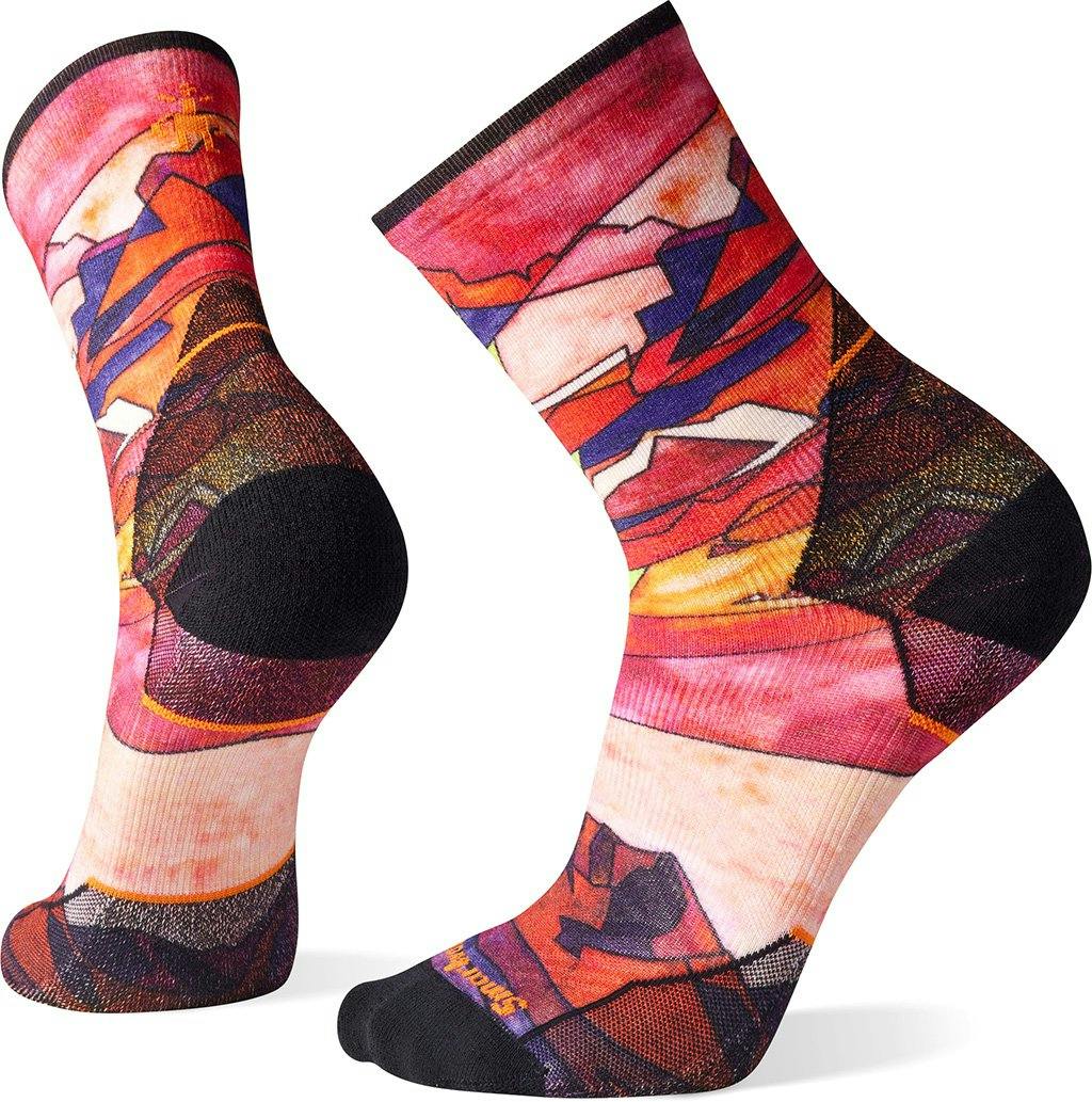 Product gallery image number 1 for product Athlete Edition Run Print Crew Socks - Unisex